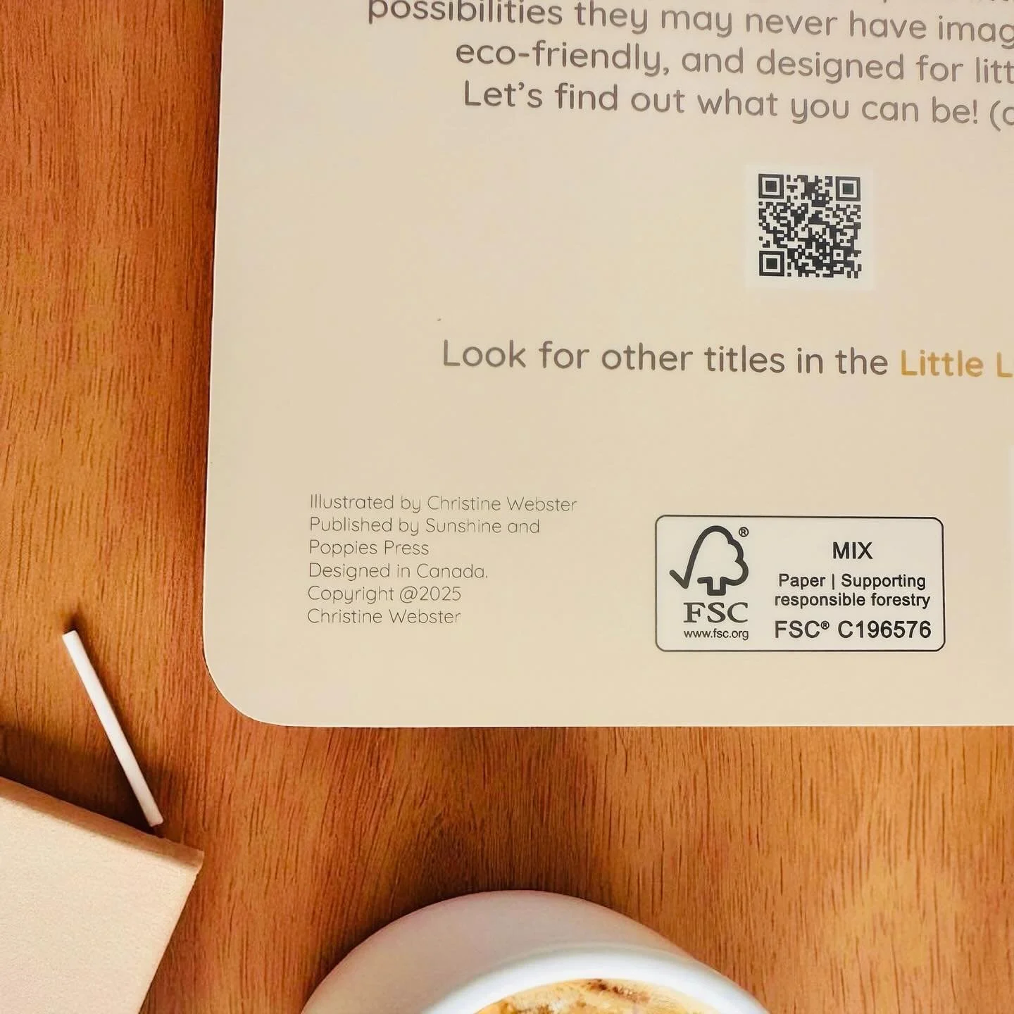 Every detail matters — from our FSC-certified board to the gentle, matte finishes designed for little hands. ☕✨
Each page of our Little Life Series is crafted with care — eco-friendly, inclusive, and made to last.
#SunshineAndPoppiesPre