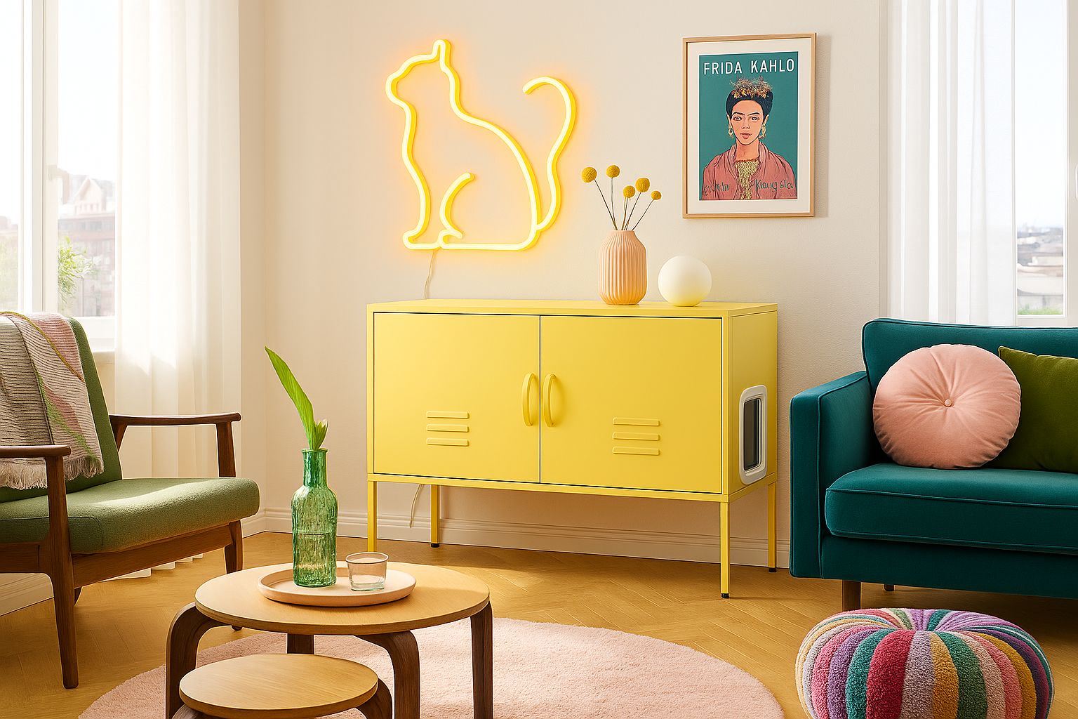 How to Control Cat Odor with Furniture-Style Litter Boxes