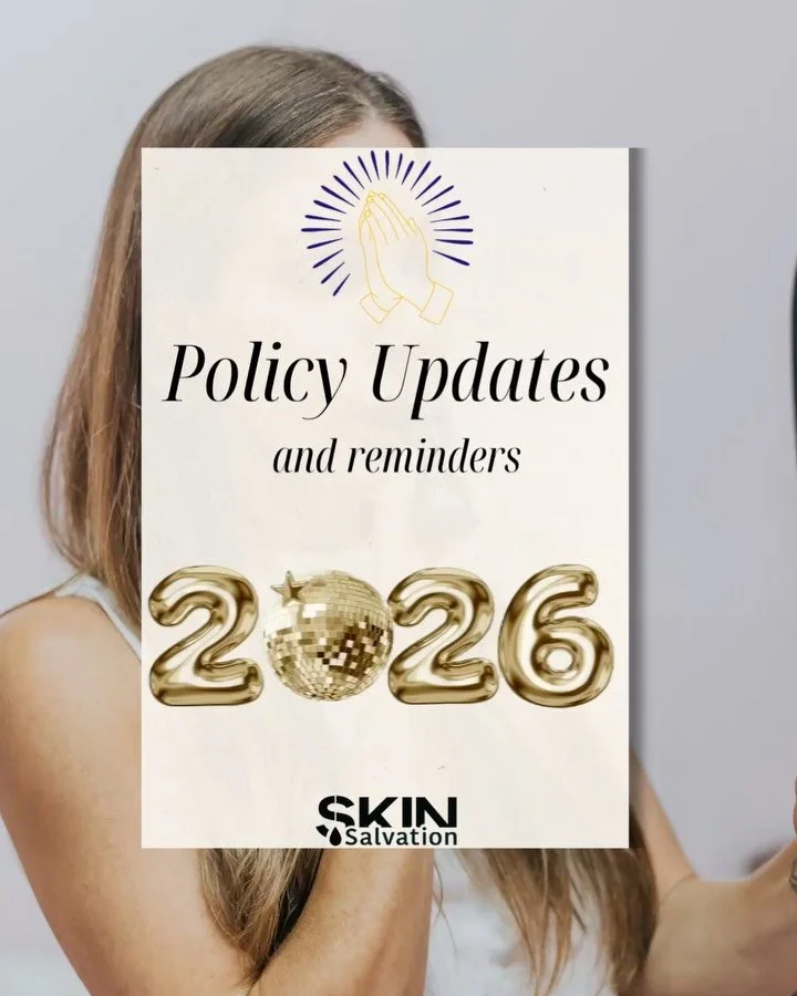 New year, gentle updates 🤍

As Skin Salvation continues to grow, we&rsquo;ve made a few policy adjustments to help keep things running smoothly and ensure the best experience for every patient.
@skinsalvationaz in 📍Scottsdale, AZ 

🔗 Schedule appo