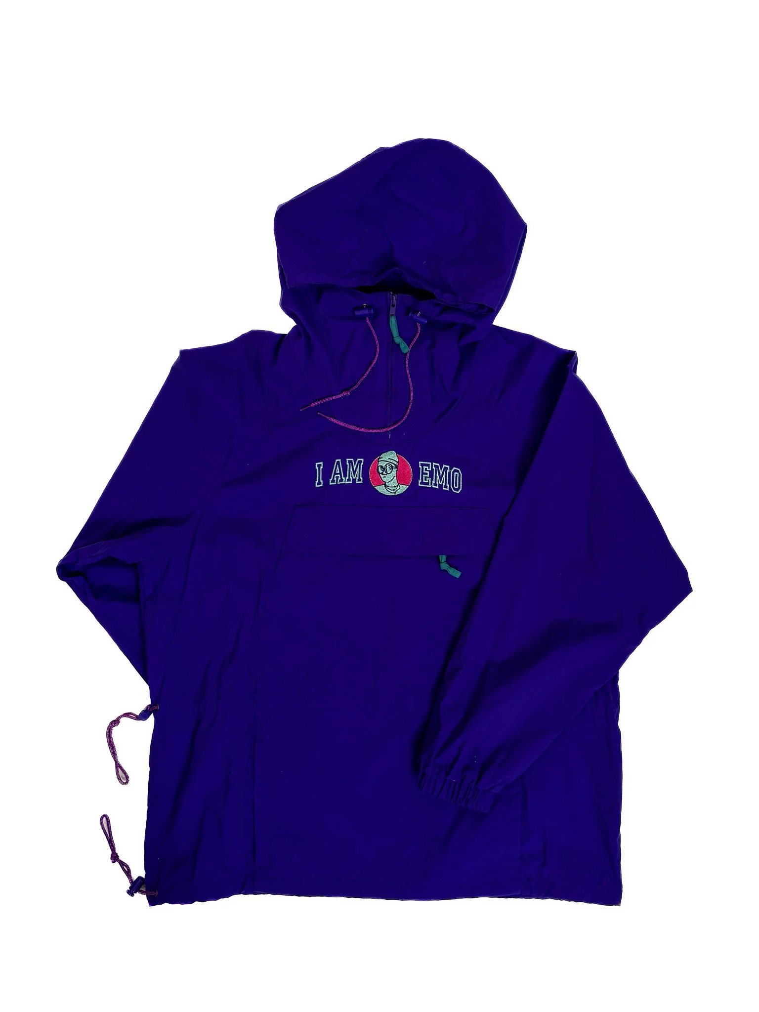 Purple I AM EMO windbreaker-1.jpg