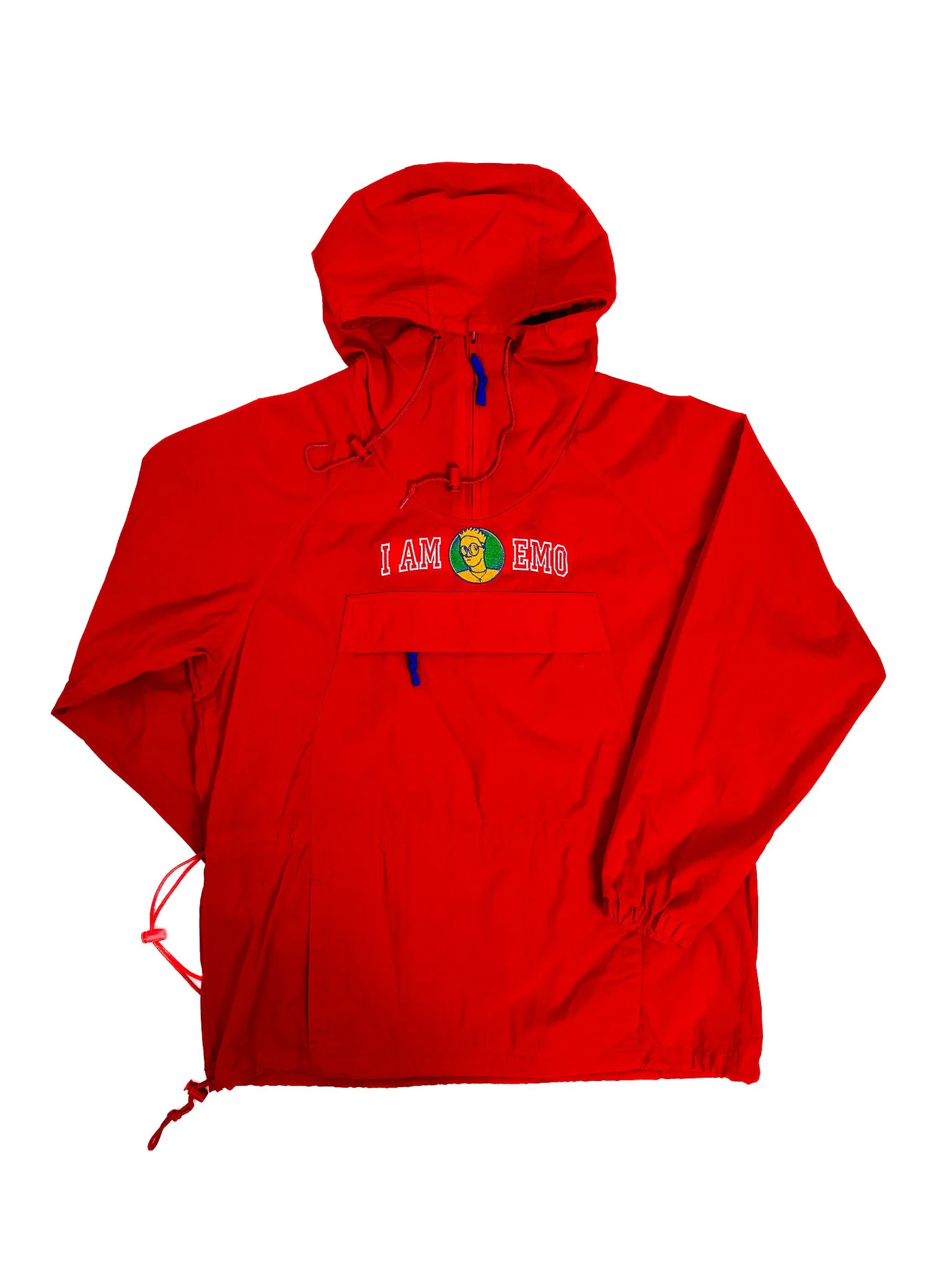 Red I AM EMO windbreaker-1.jpg