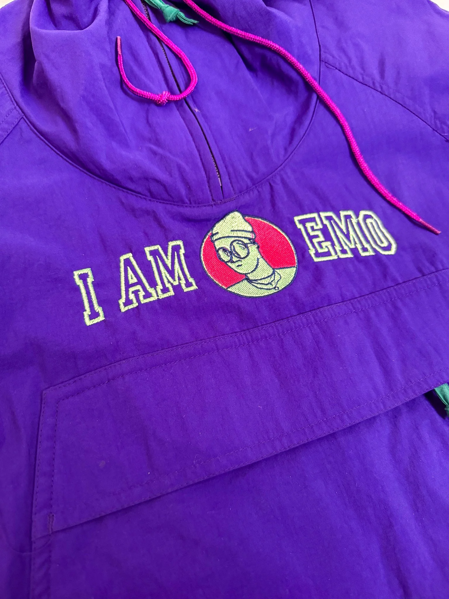 I AM EMO windbreaker