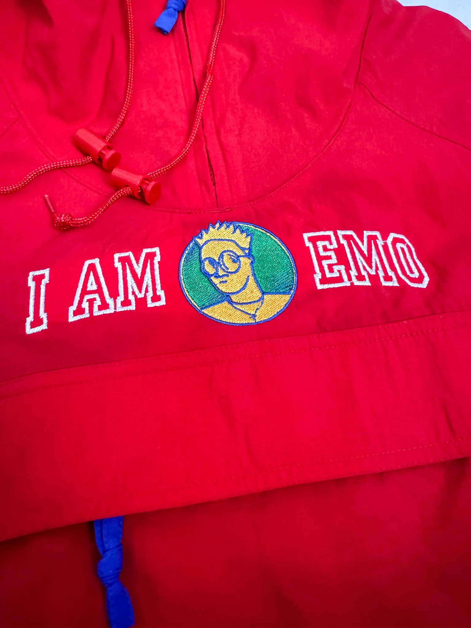 Red I AM EMO windbreaker-3.jpg