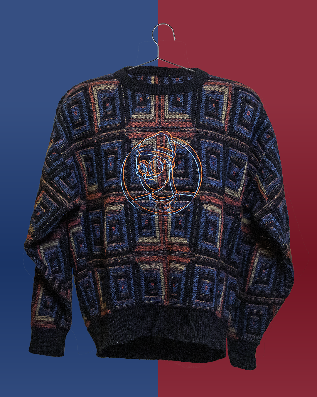 Vintage 3D Beanie Boy