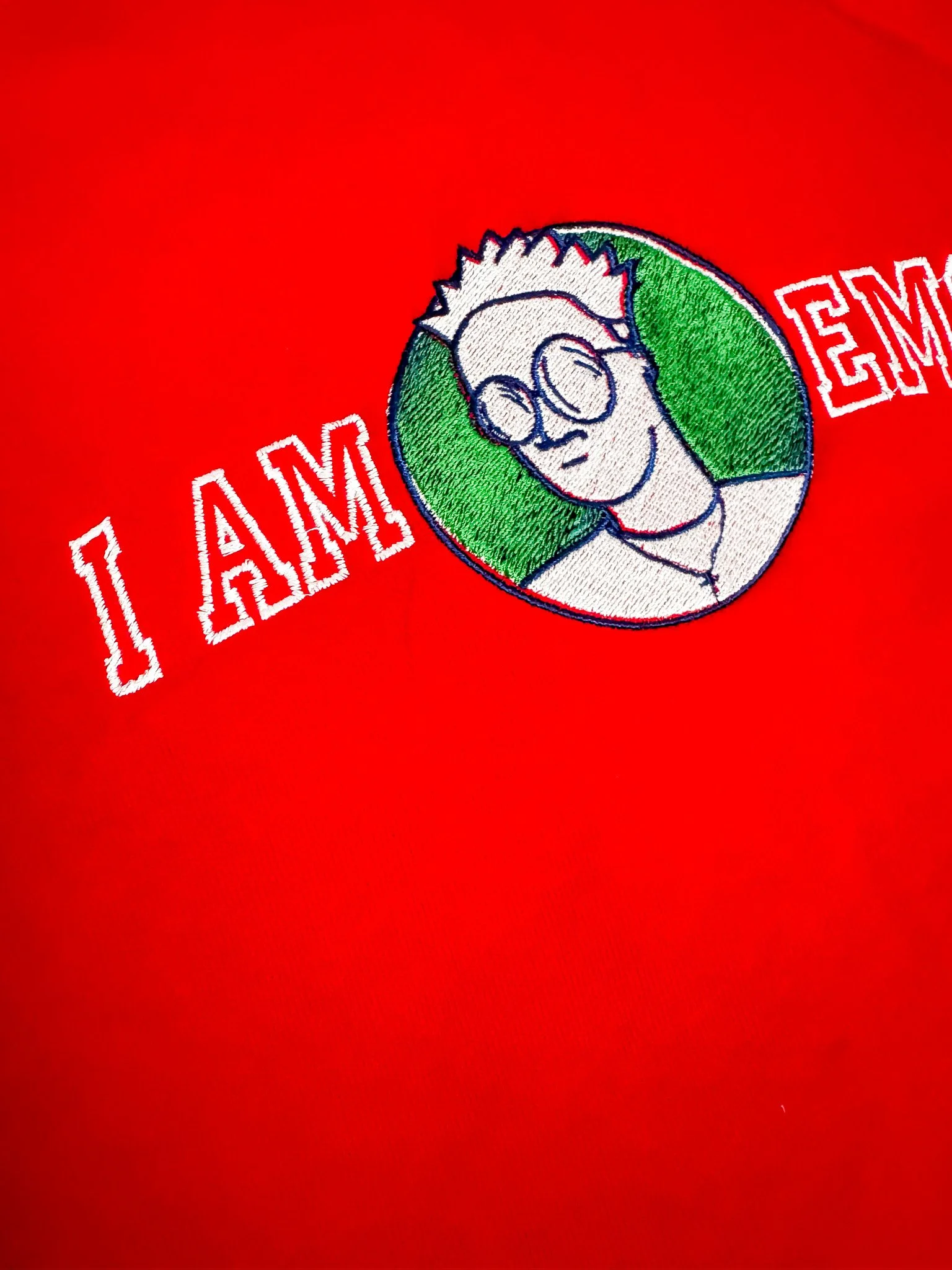 Red I AM EMO sweatshirt-2.jpg