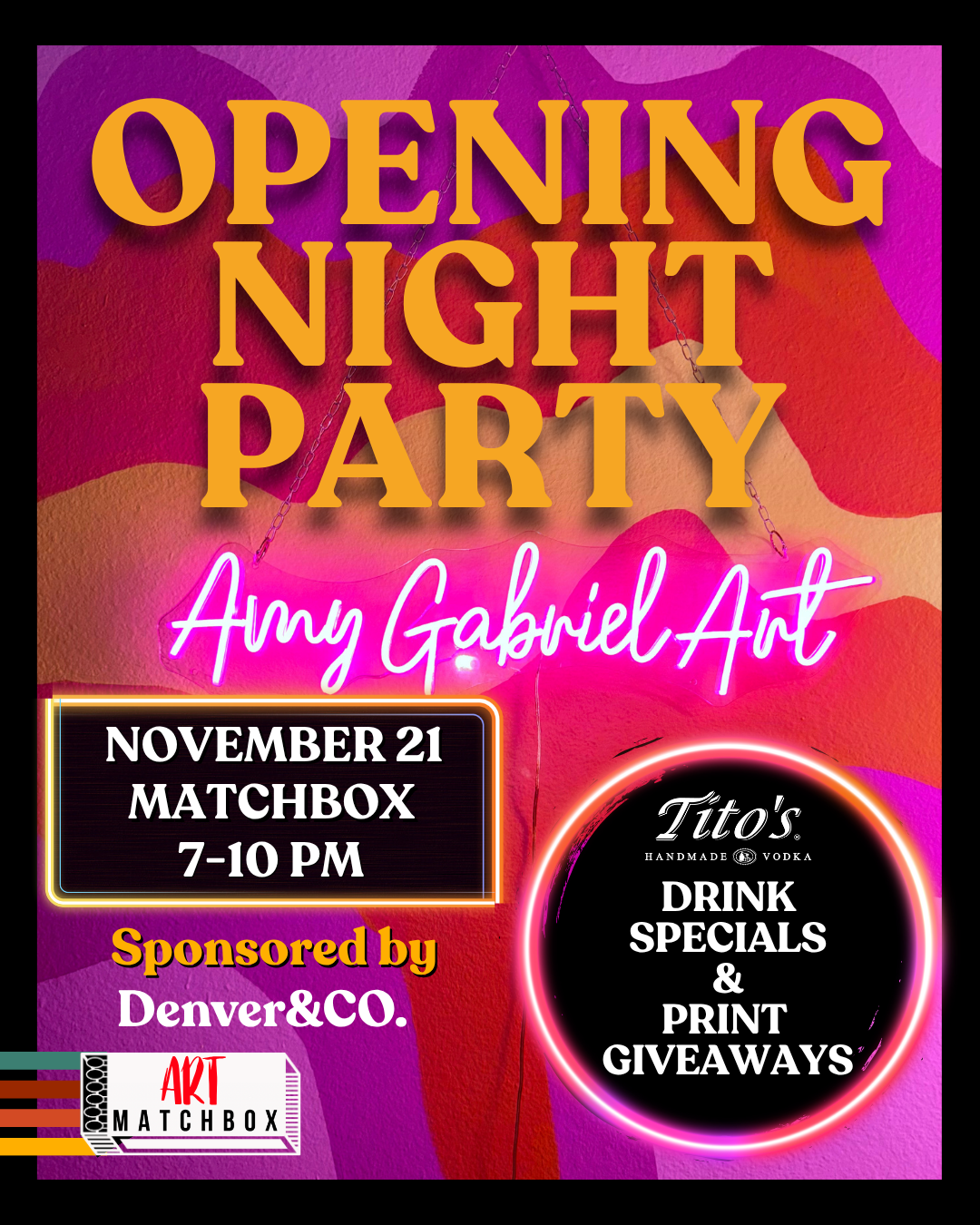 Opening Night: Amy Gabriel Art at Matchbox