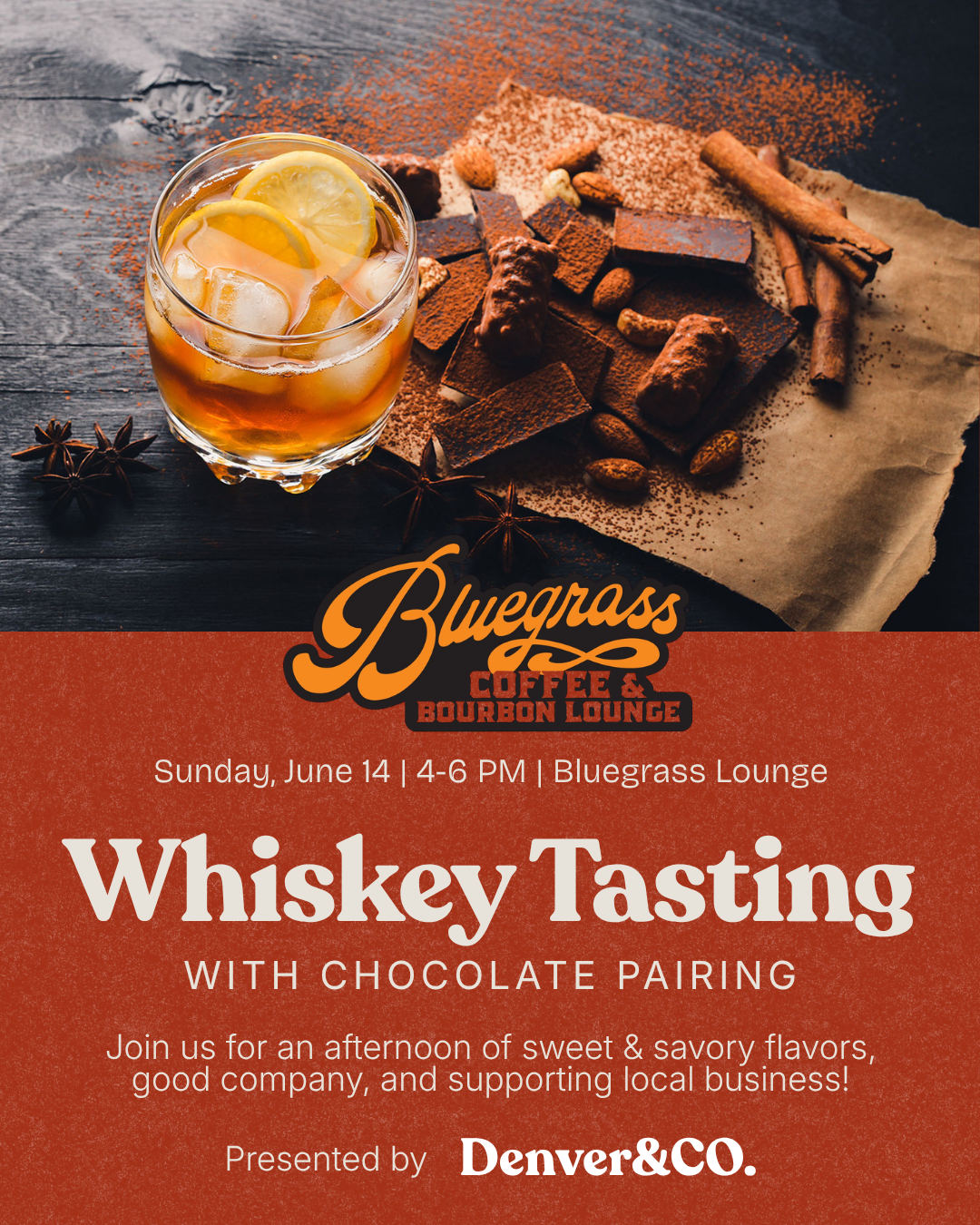 Whiskey Tasting & Chocolate Pairing