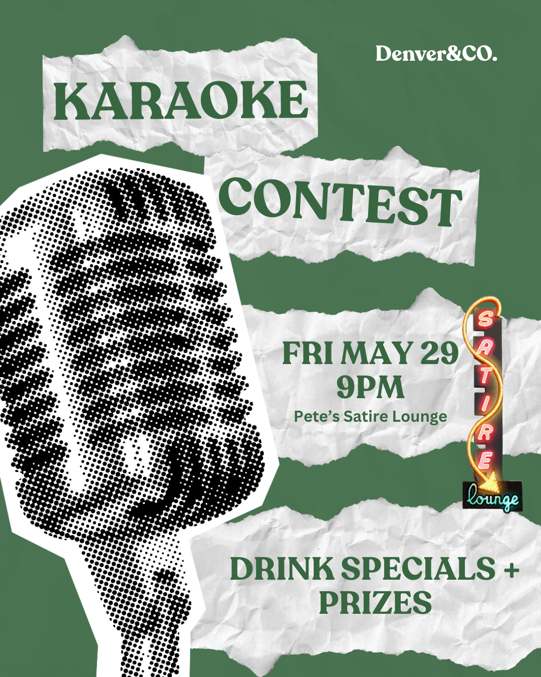 Pete’s Satire Lounge Karaoke Night Contest