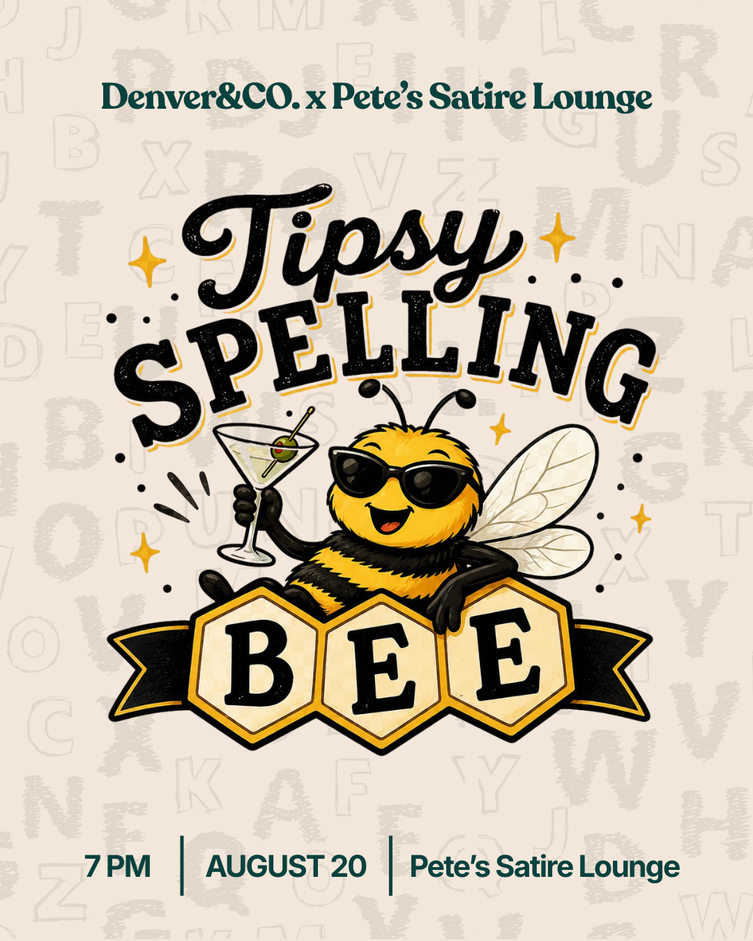 Tipsy Adult Spelling Bee