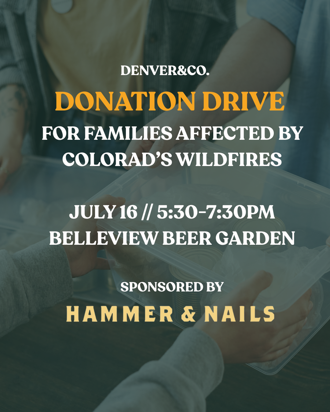 Colorado Wildfire Donation Drive