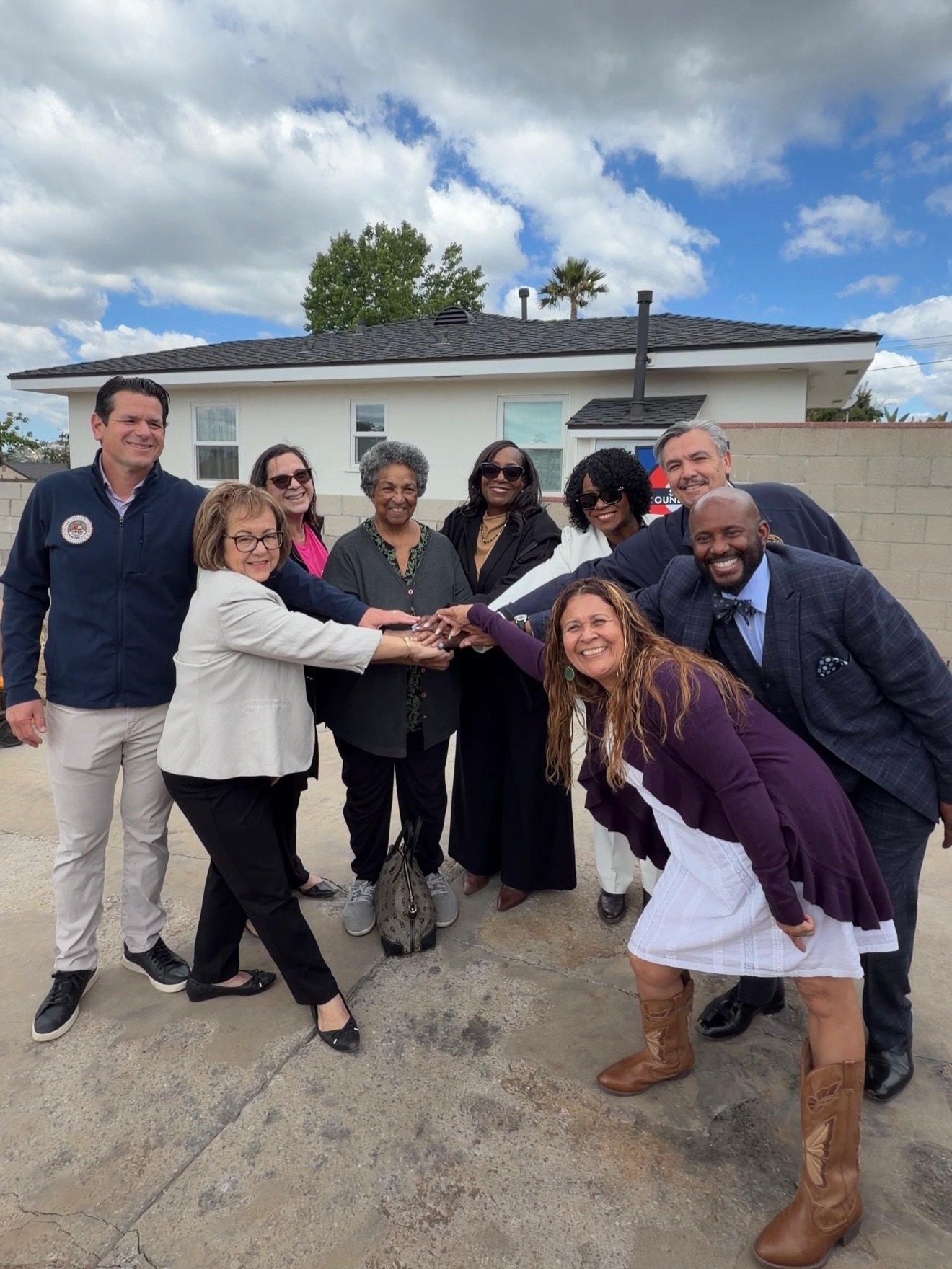Today, after losing their homes in the January 2025 Eaton Fire, two residents got to come home. 🏡 

These homes are being provided at no cost giving families a real, dignified place to live on their own land while their primary homes are rebuilt. No
