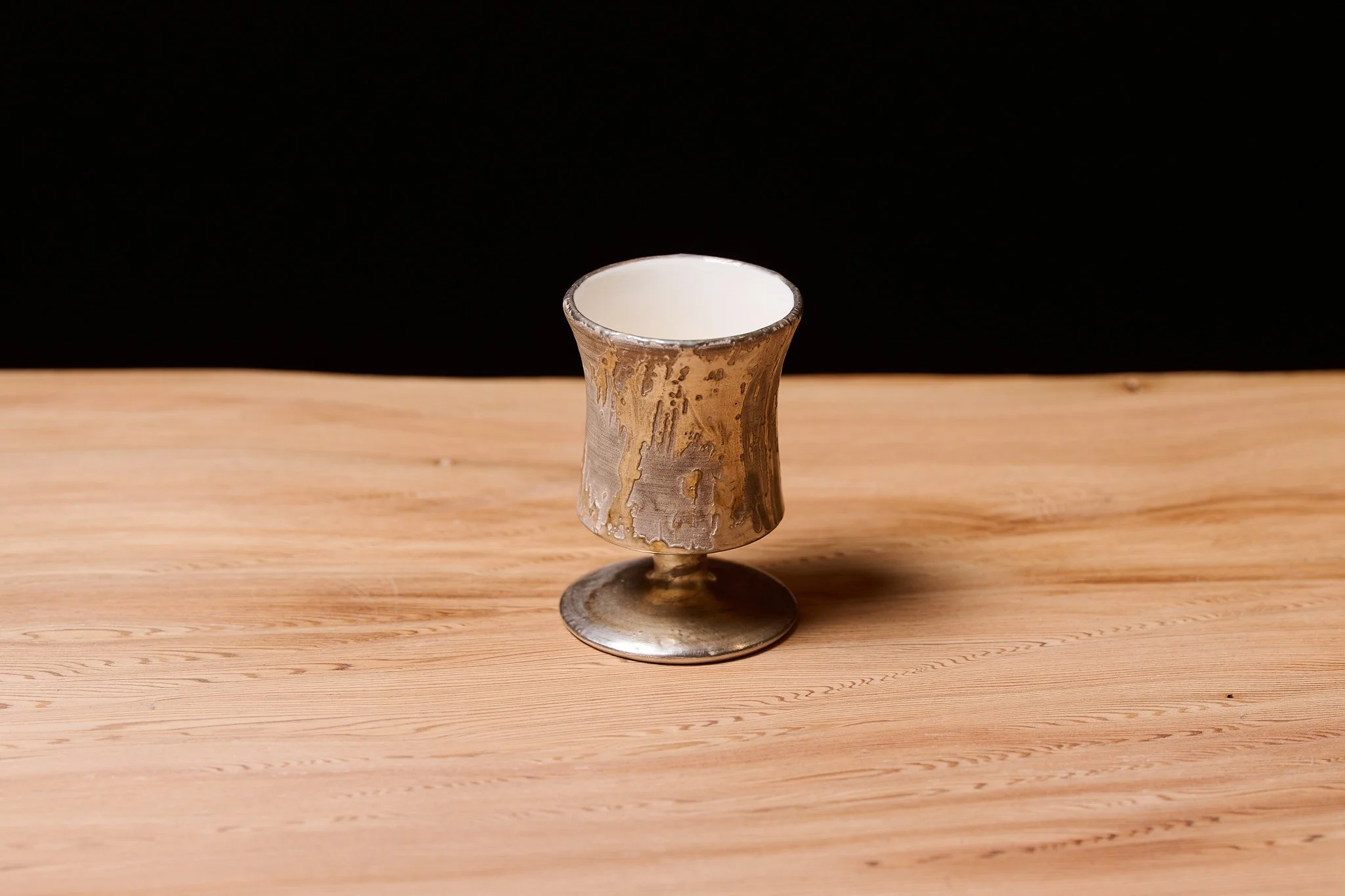 SILVER LACQUER SAKE CUP
