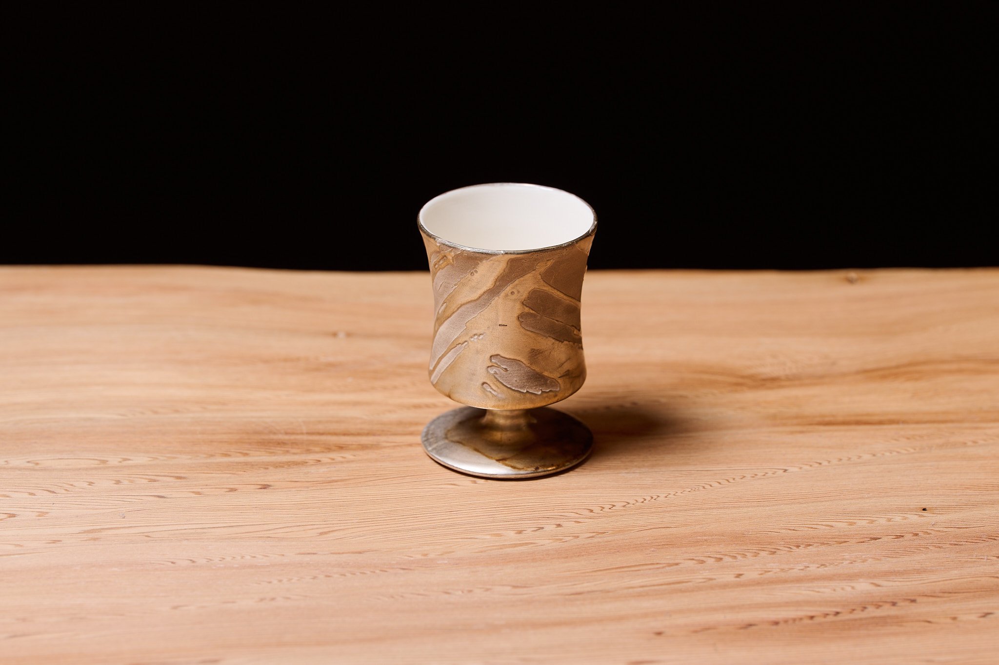 SILVER LACQUER SAKE CUP