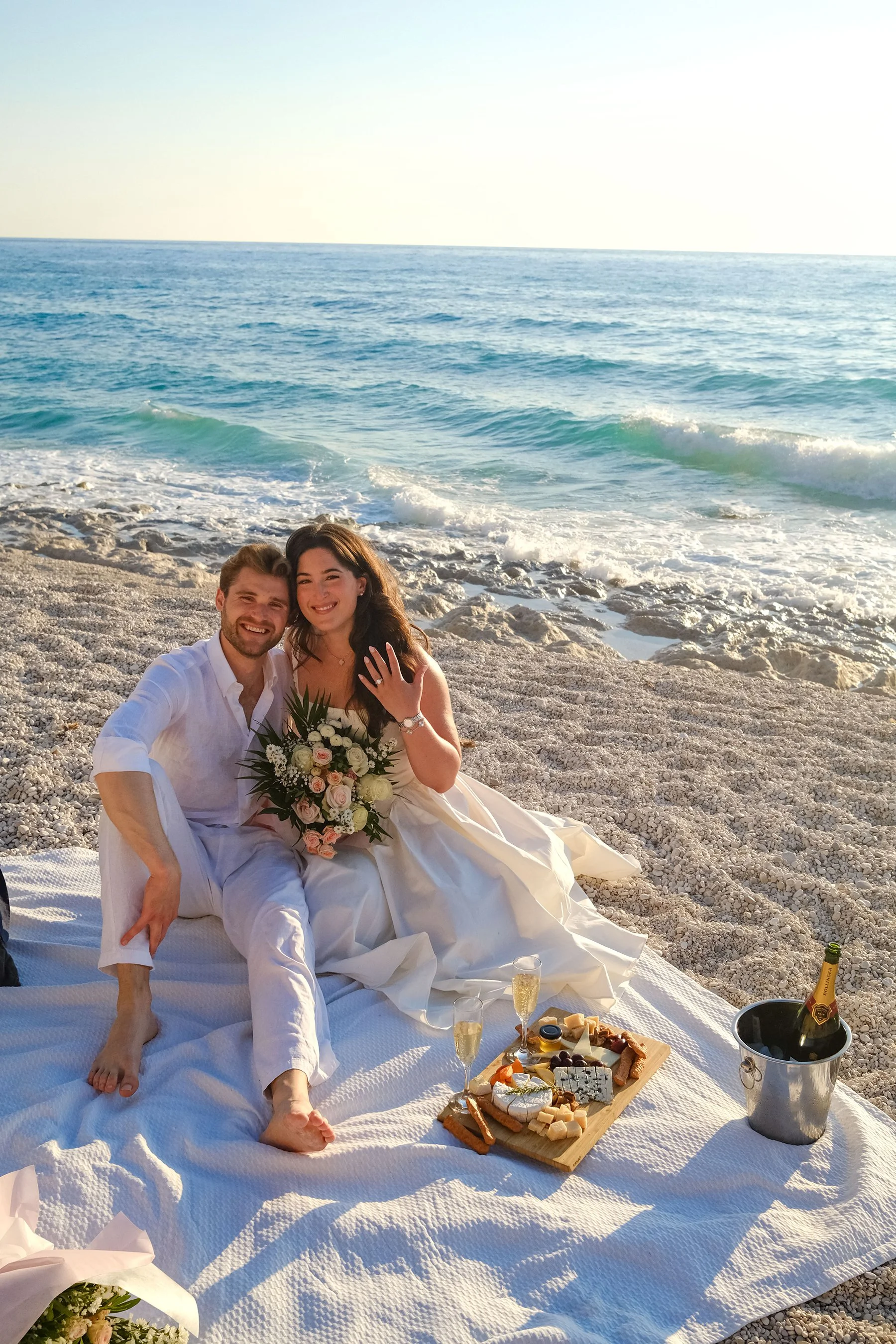 William Harker & Madelyn Betar's Proposal. Lefkada, Greece. 2025. Fujifilm X100V. 