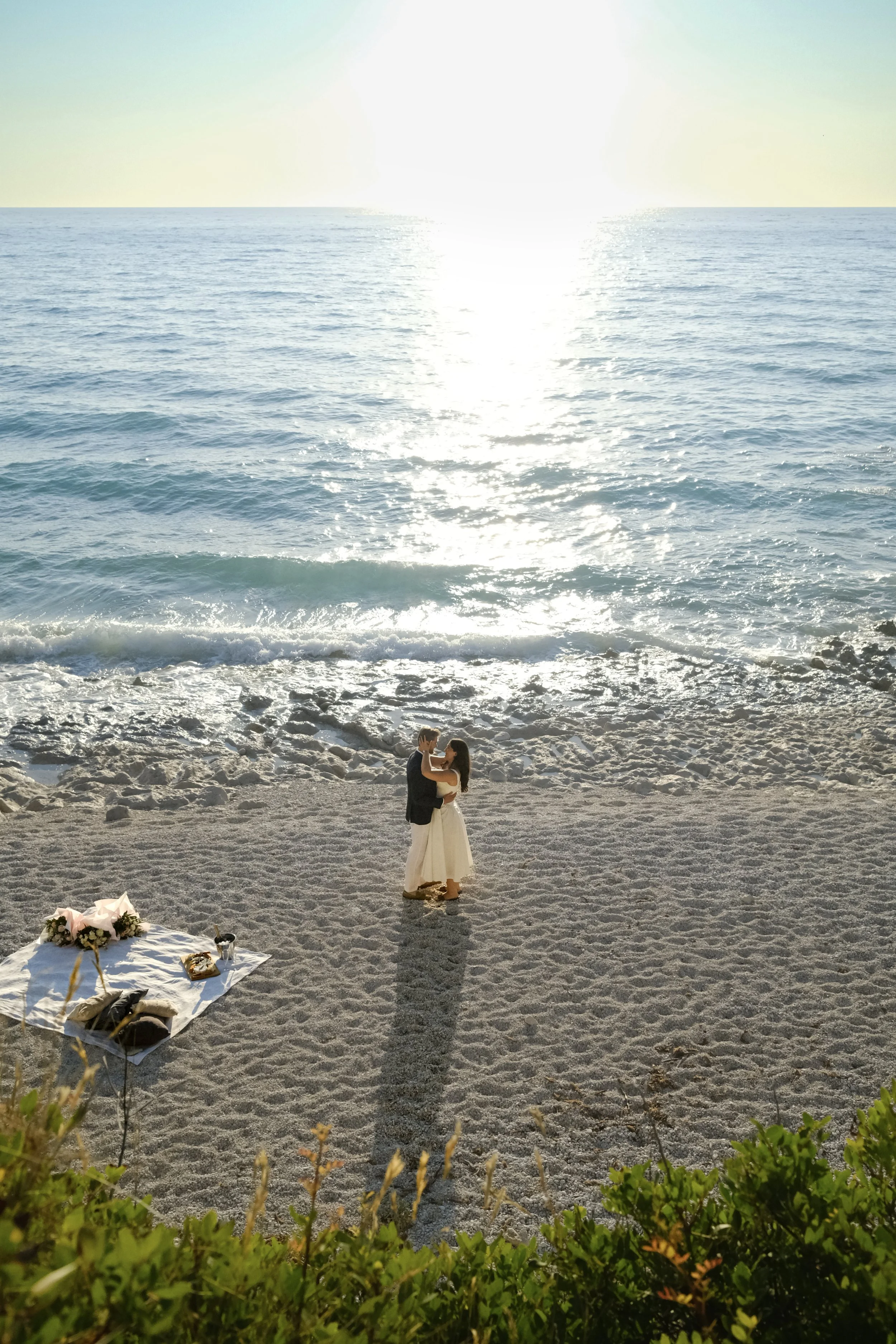 William Harker & Madelyn Betar's Proposal. Lefkada, Greece. 2025. Fujifilm X100V. 