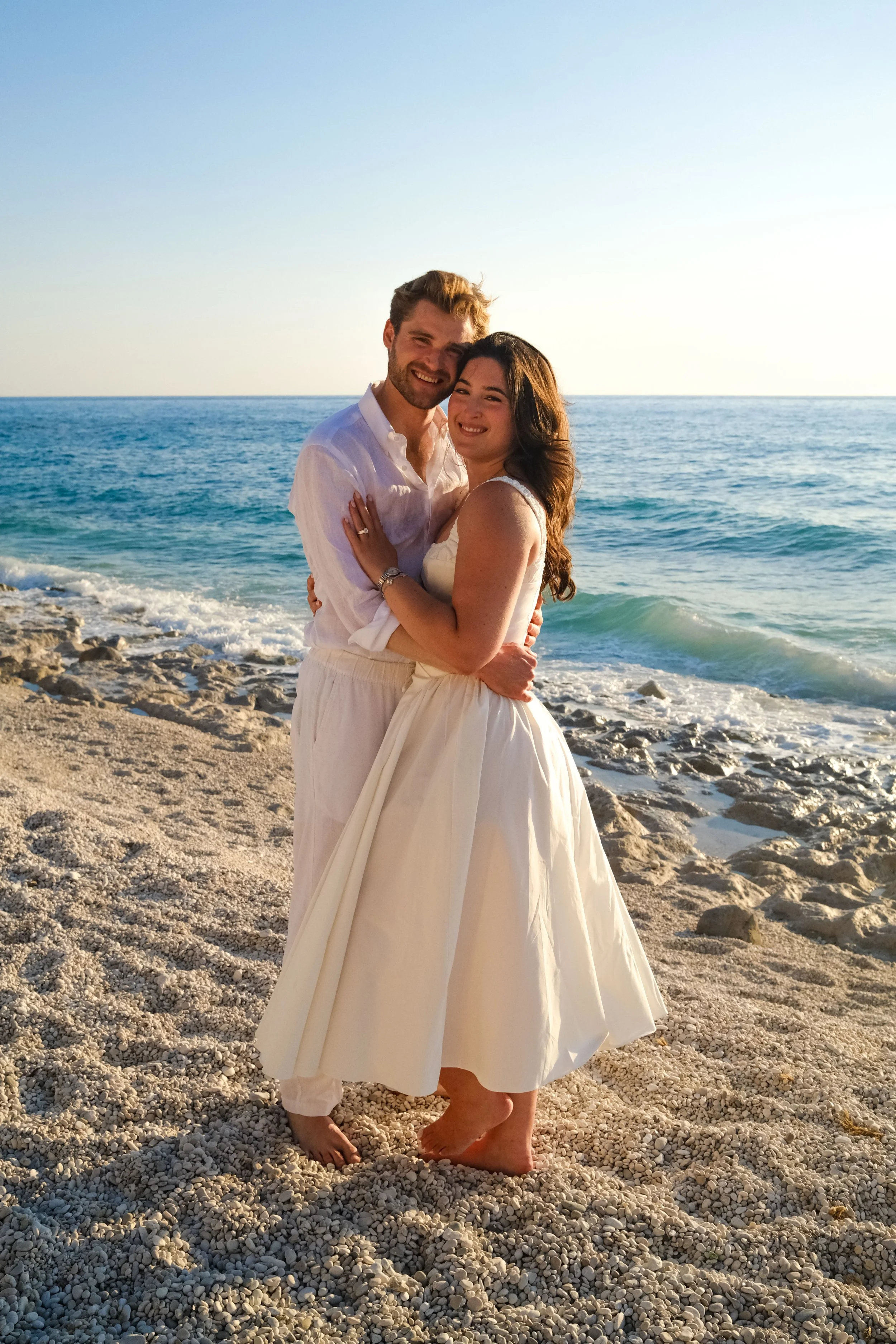 William Harker & Madelyn Betar's Proposal. Lefkada, Greece. 2025. Fujifilm X100V. 