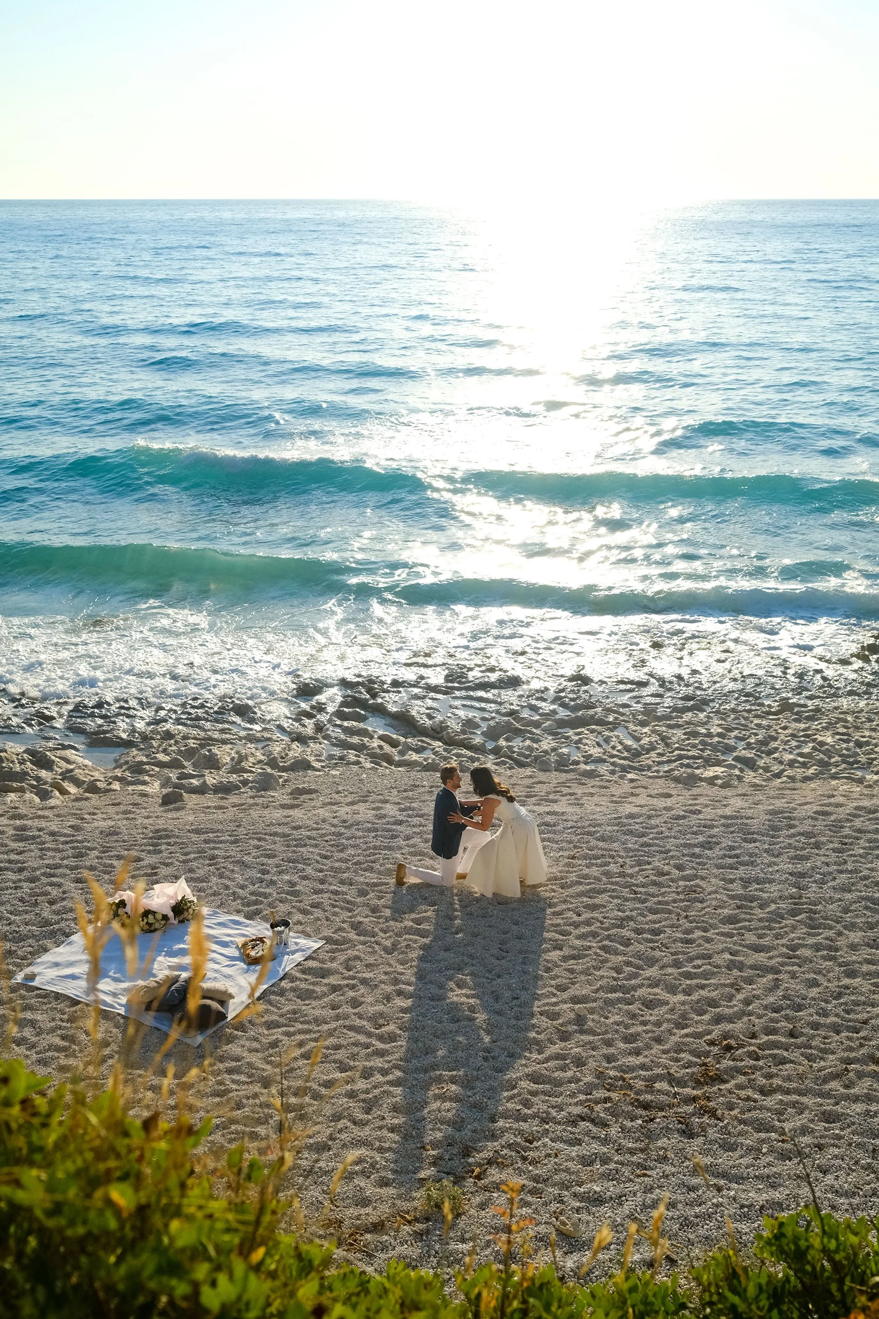 William Harker & Madelyn Betar's Proposal. Lefkada, Greece. 2025. Fujifilm X100V. 