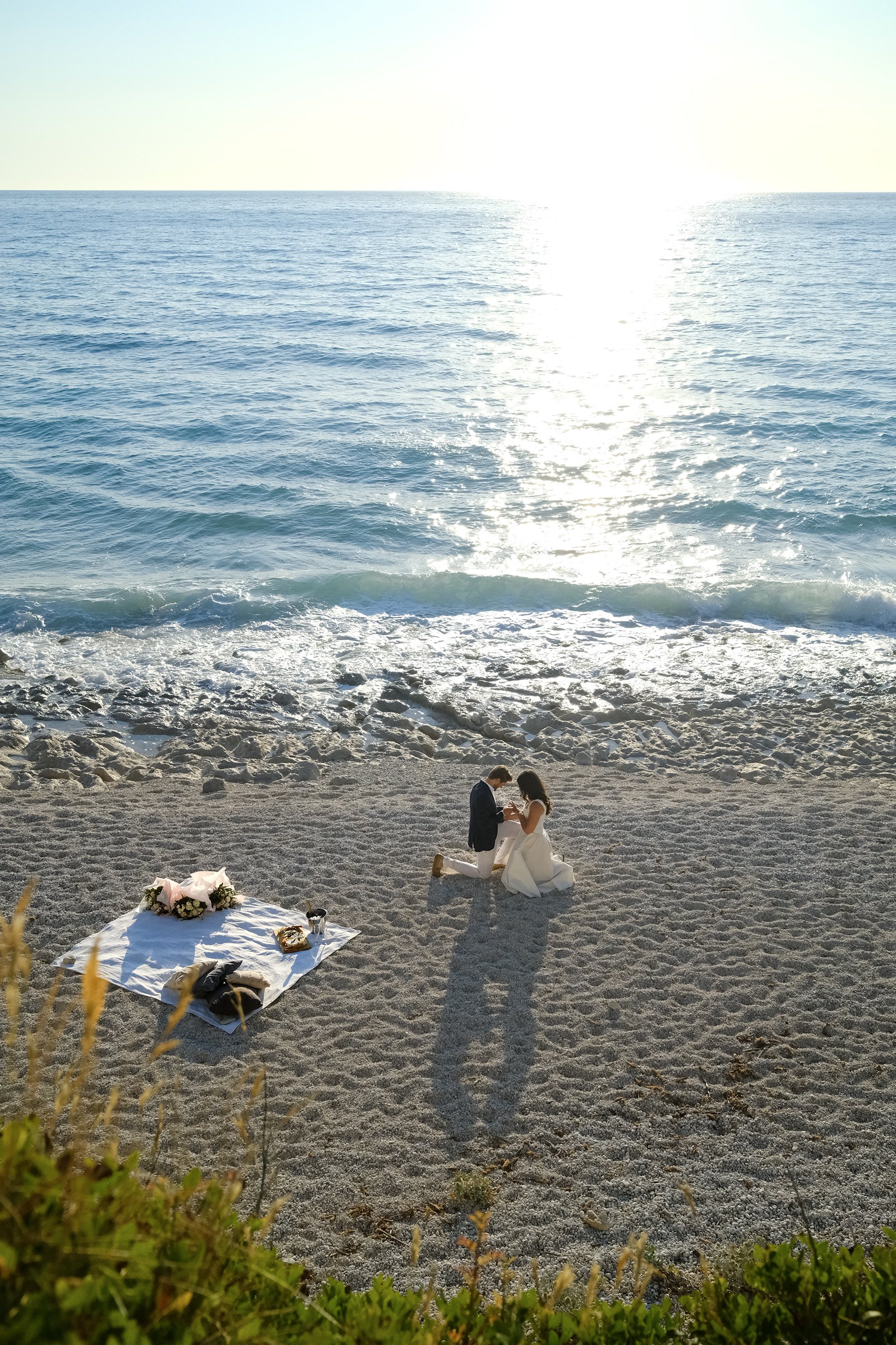William Harker & Madelyn Betar's Proposal. Lefkada, Greece. 2025. Fujifilm X100V. 