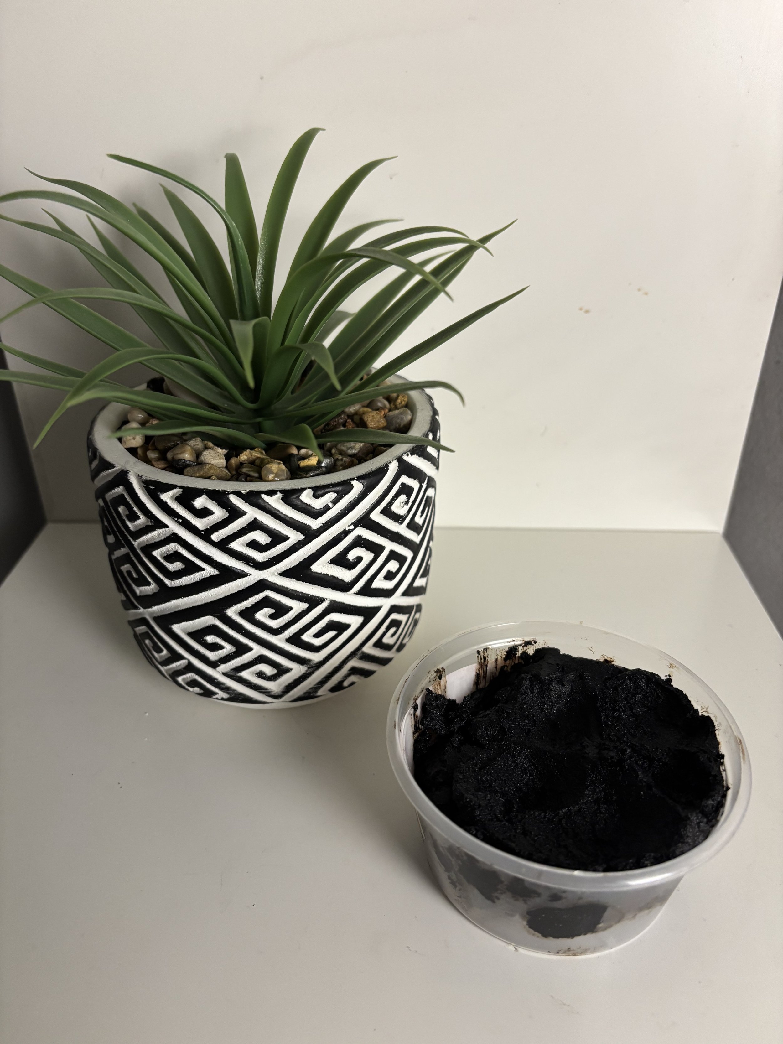 Natural Black Soap (3oz tub)