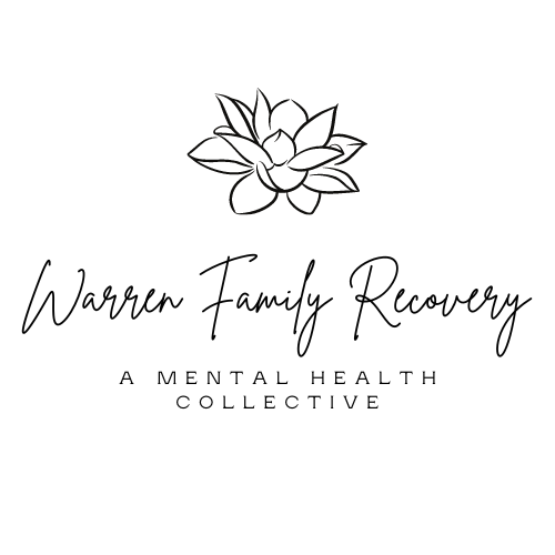 Silhouette of a woman meditating in a seated position, with a lotus flower at the top.