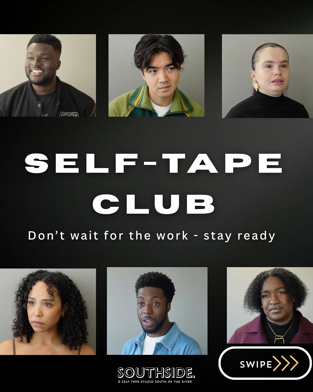 🎬 INTRODUCING SELF TAPE CLUB

Don&rsquo;t wait for the work - stay ready! 

Super excited for this one! 

This is for the actors who want to stay consistent and get in the reps all year round. Keep the work alive between jobs so when that call comes