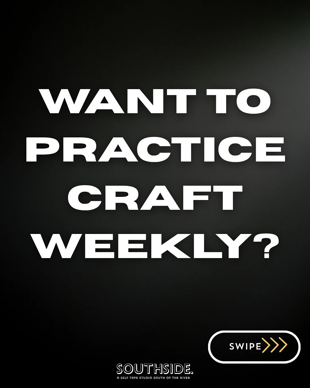 🎬 work all year round.

Practice auditions + craft regardless of that email.

Opportunities mean nothing without preparation.

What you get with self tape club:

🎥 3 x 1-hour 1-1 sessions (studio or online)
📝 Feedback on 3 tapes filmed outside ses