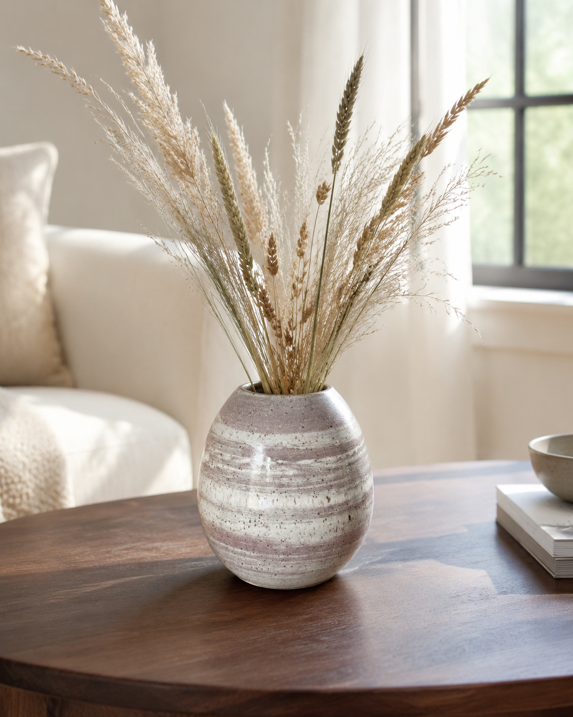 Oval vase