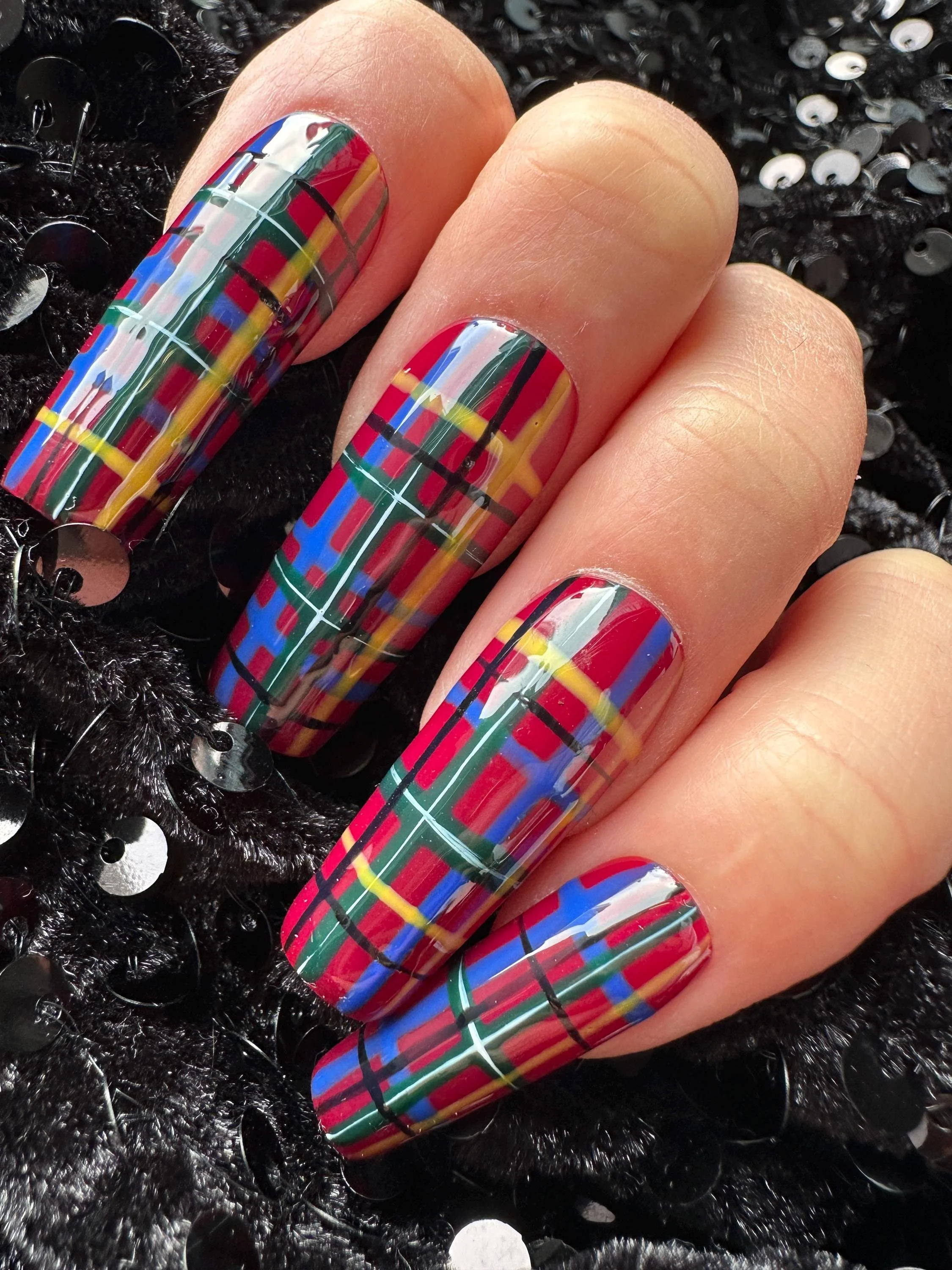 Burgundy Tartan Plaid