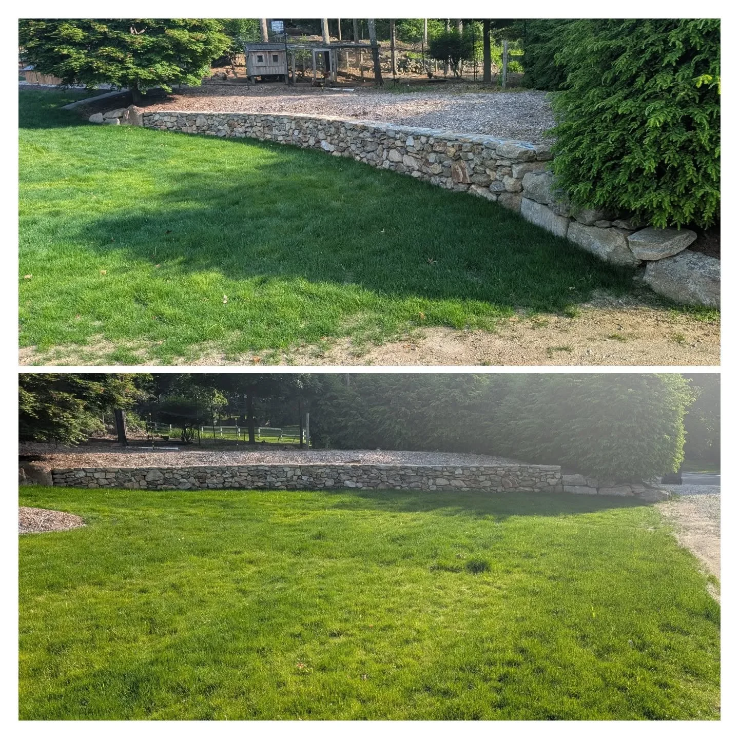 Fieldstone retaining wall

#masonry