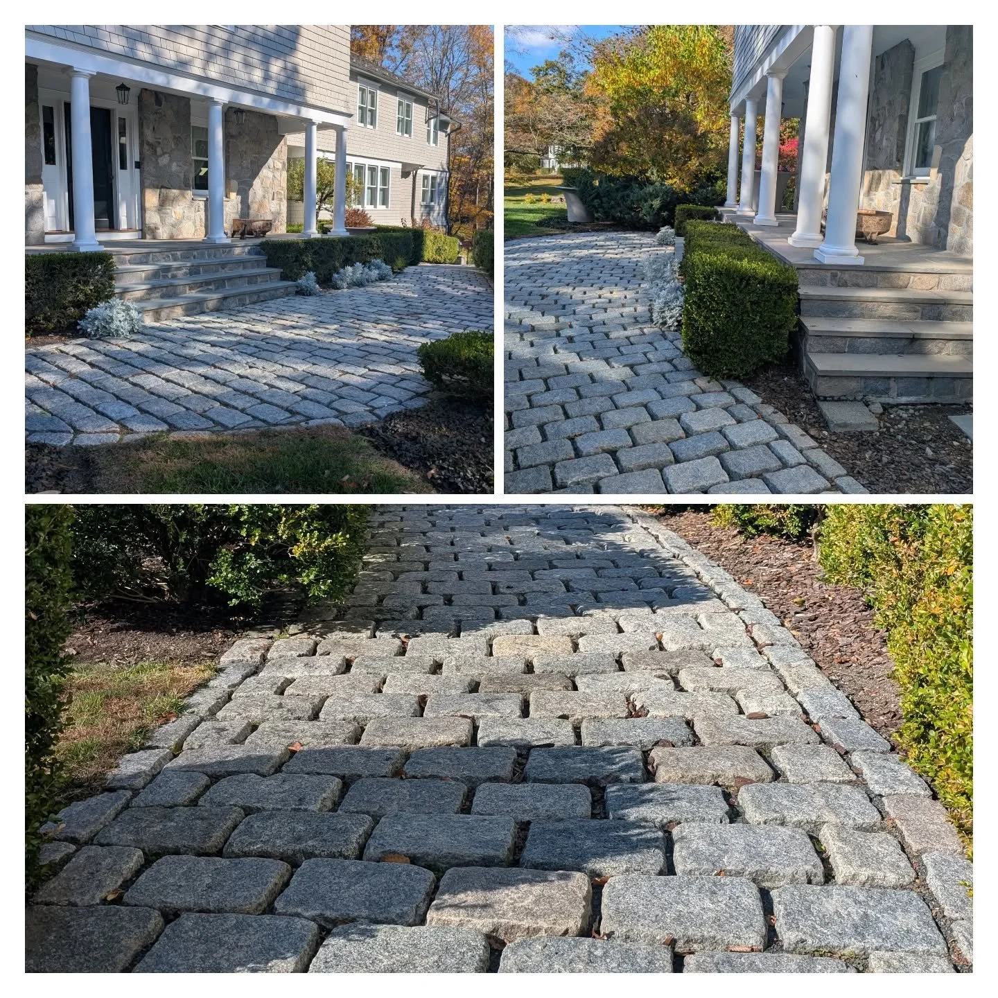 Cobblestone walkway and entrance

#masonry
#fairfieldcounty