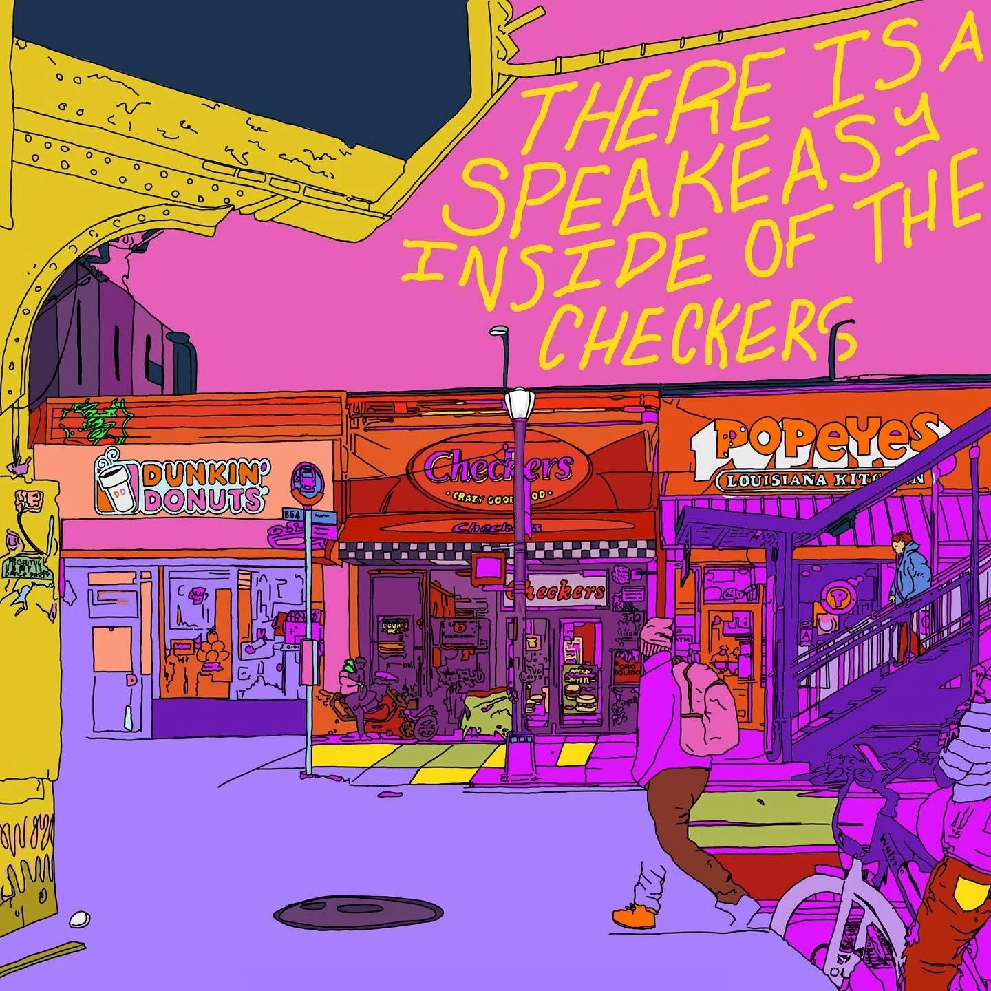 did you know that there&rsquo;s a speakeasy inside the checkers at myrtle ave and broadway?