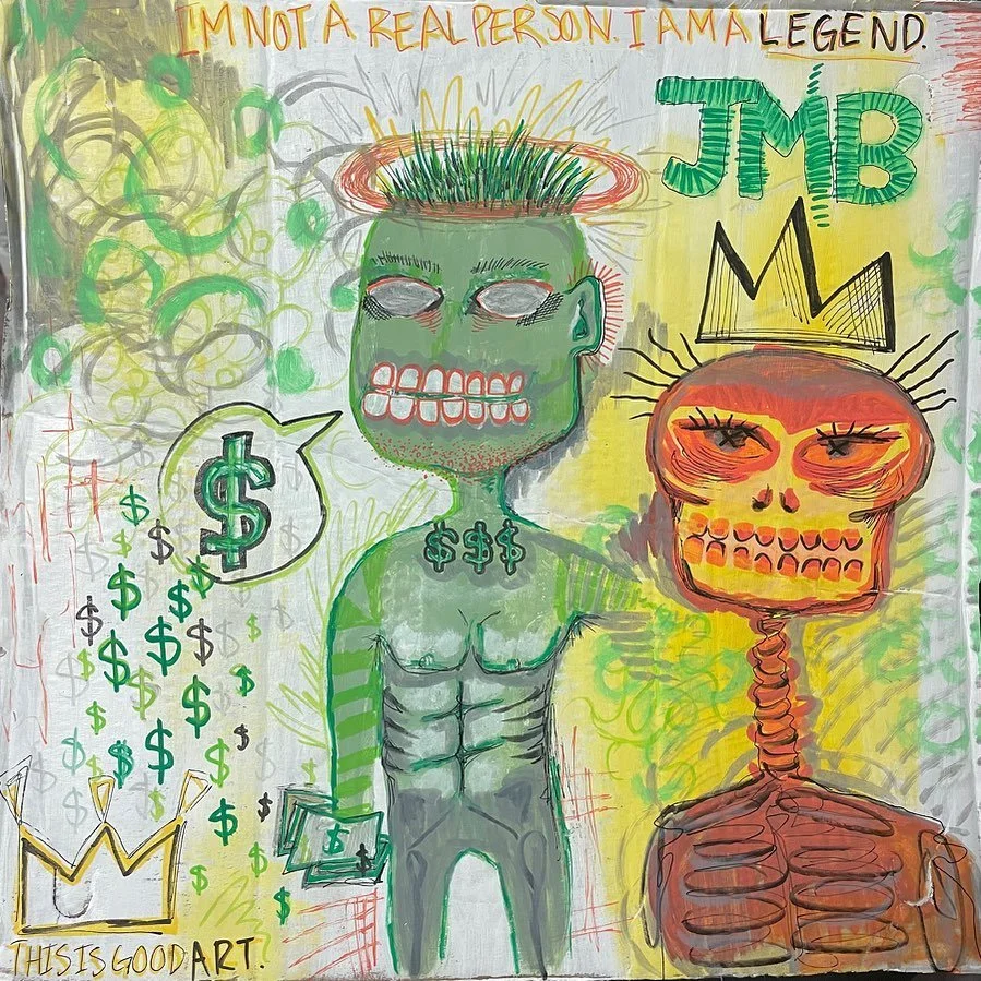 this is my portrait of basquiat
#art #painting #paint #paintings #acrylicpainting #pizzabox #basquiat #jeanmichelbasquiat #basquiatart #artstudent #artstyle #artstylechallenge