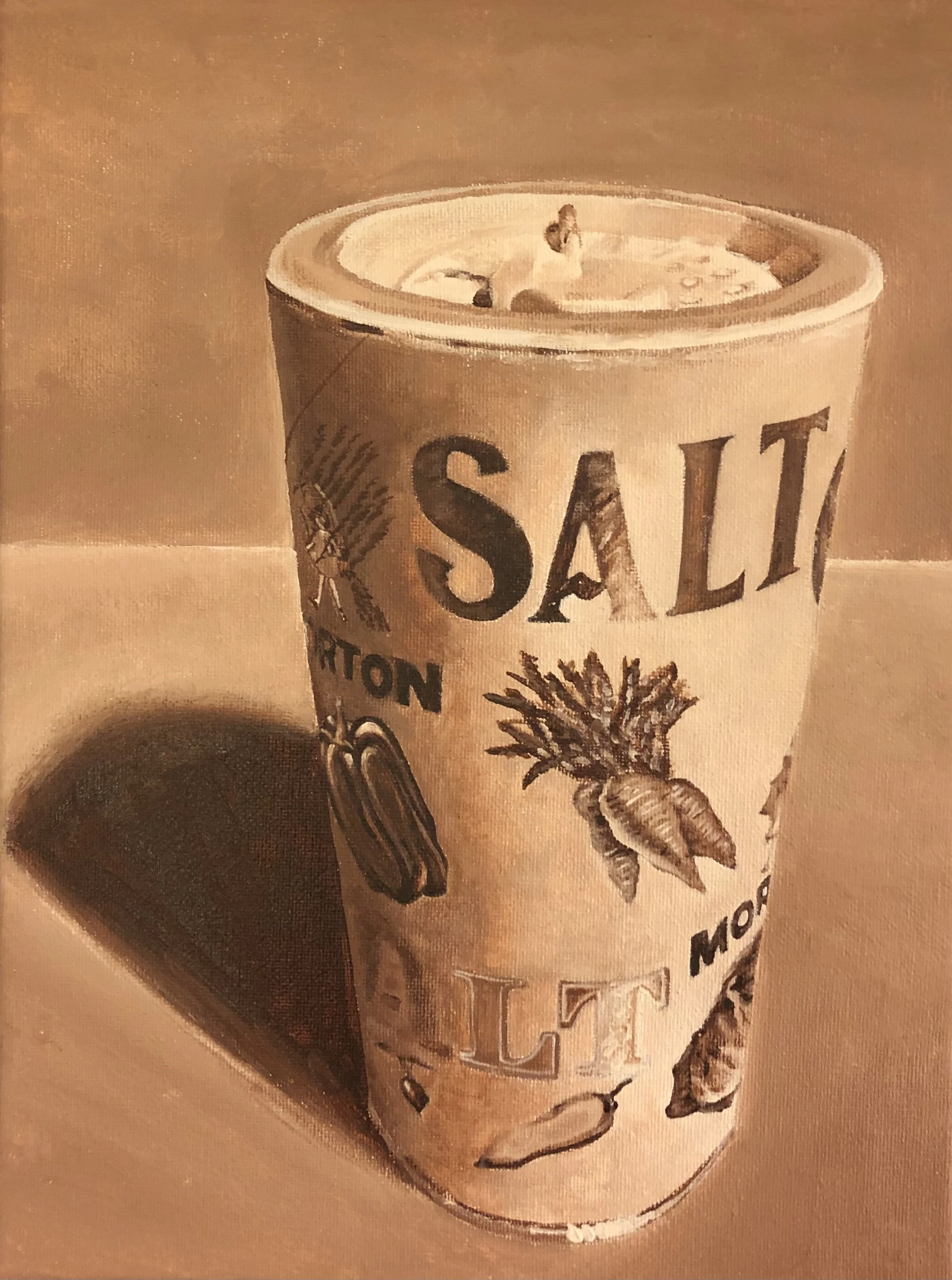 Untitled Still Life, September 2020, Acrylic on Canvas Panel, 10x8 in.