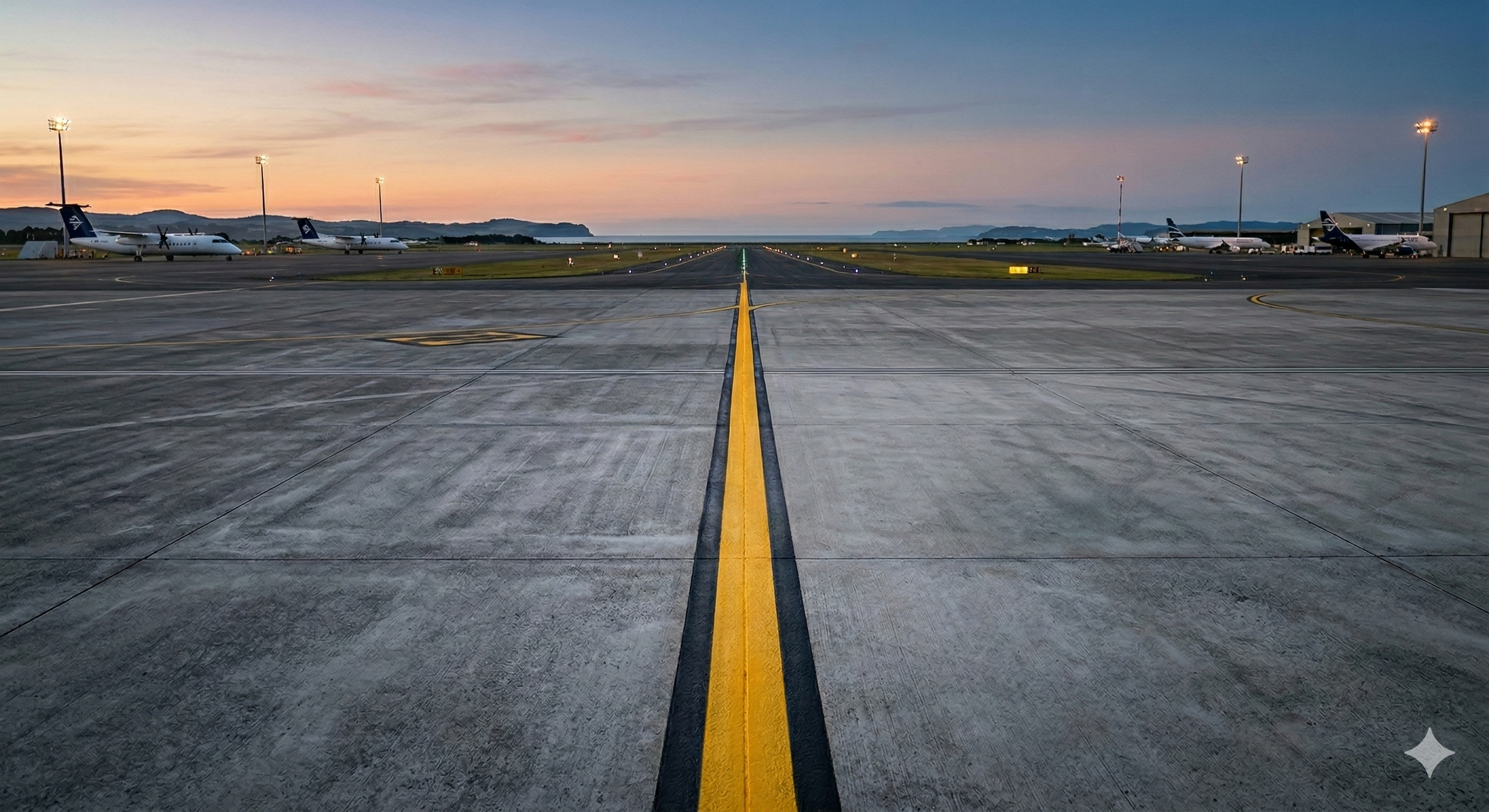 Compliant Airport Line Marking