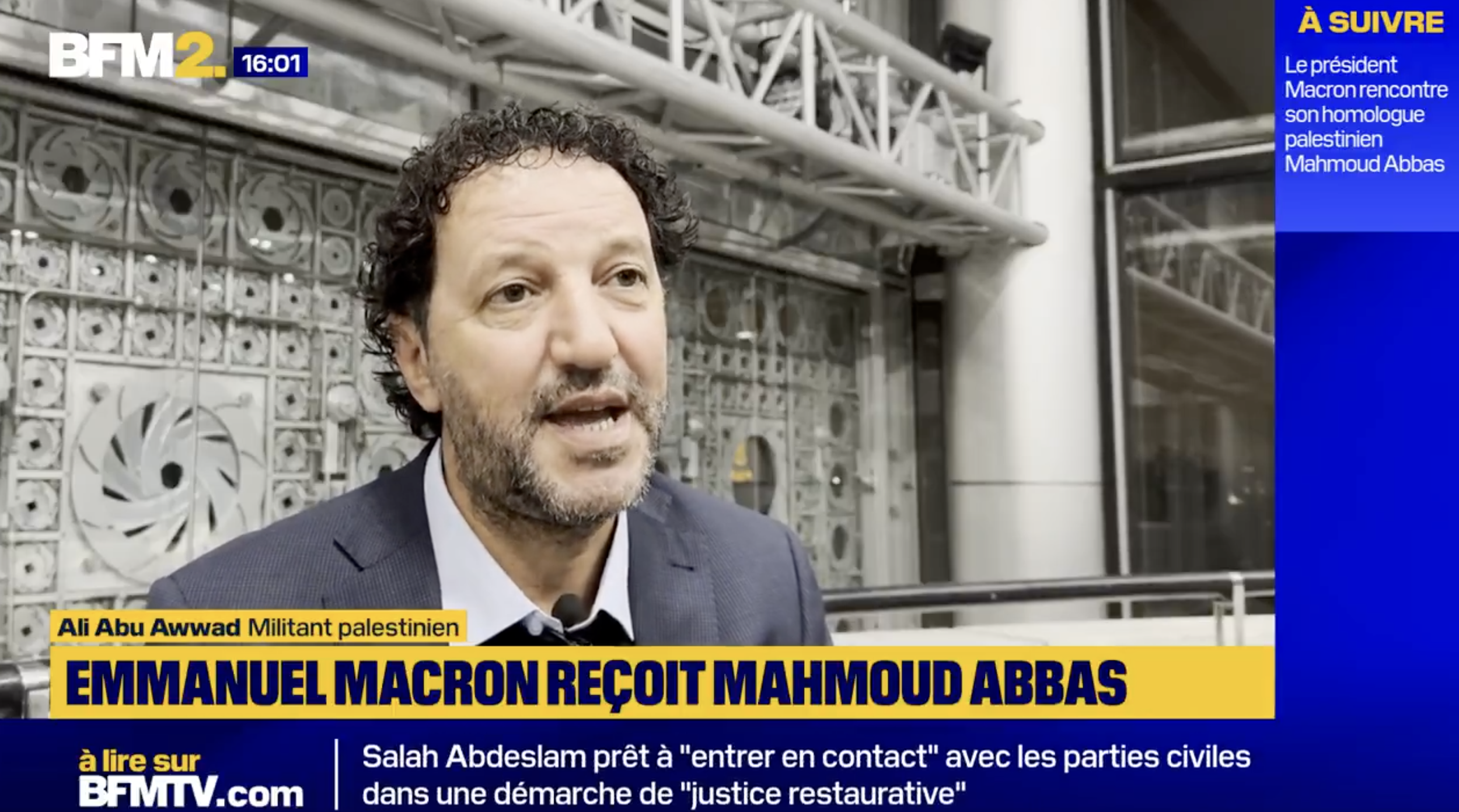 "Il y a des jeunes palestiniens qui veulent s'engager" pour diriger un État palestinien”