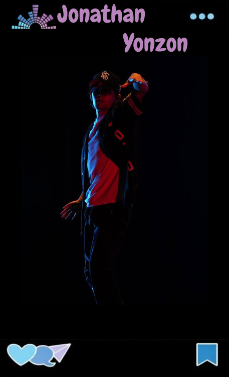 Jonathan Yonzon An elite Take Stage Entertainment dancer performing a dynamic move, showcasing the precision and artistic flair available to book for events, weddings, and productions.