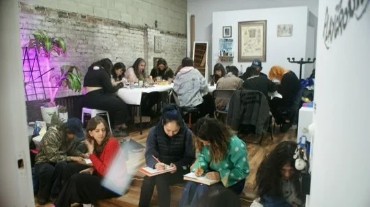 🛝✨Our first ART &amp; SOCIAL with @the_tru_jerrry @jerryarchive1 was a success! Thank you to everyone who showed up, it was amazing to see yall sharing drawings, making new friends, crafted stickers, pet some dogs and share good times. Next one is j