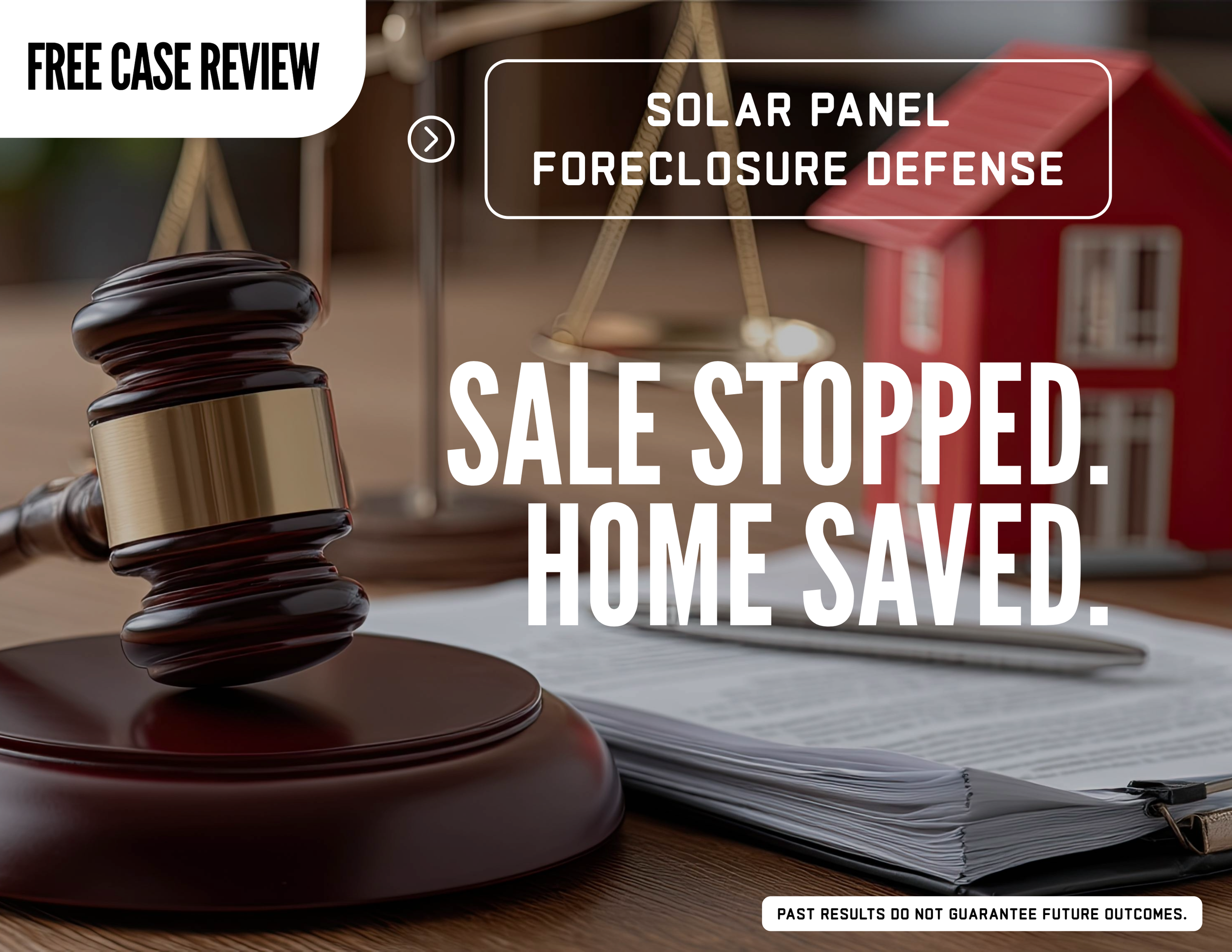 Lawsuit for solar panel foreclosure and lien defense.