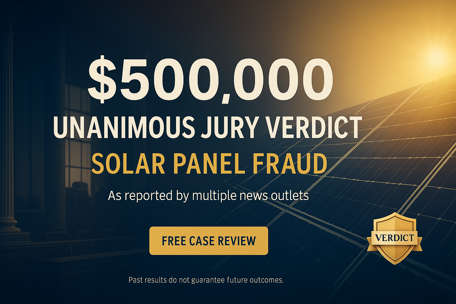 The Solar Panel Fraud Trial