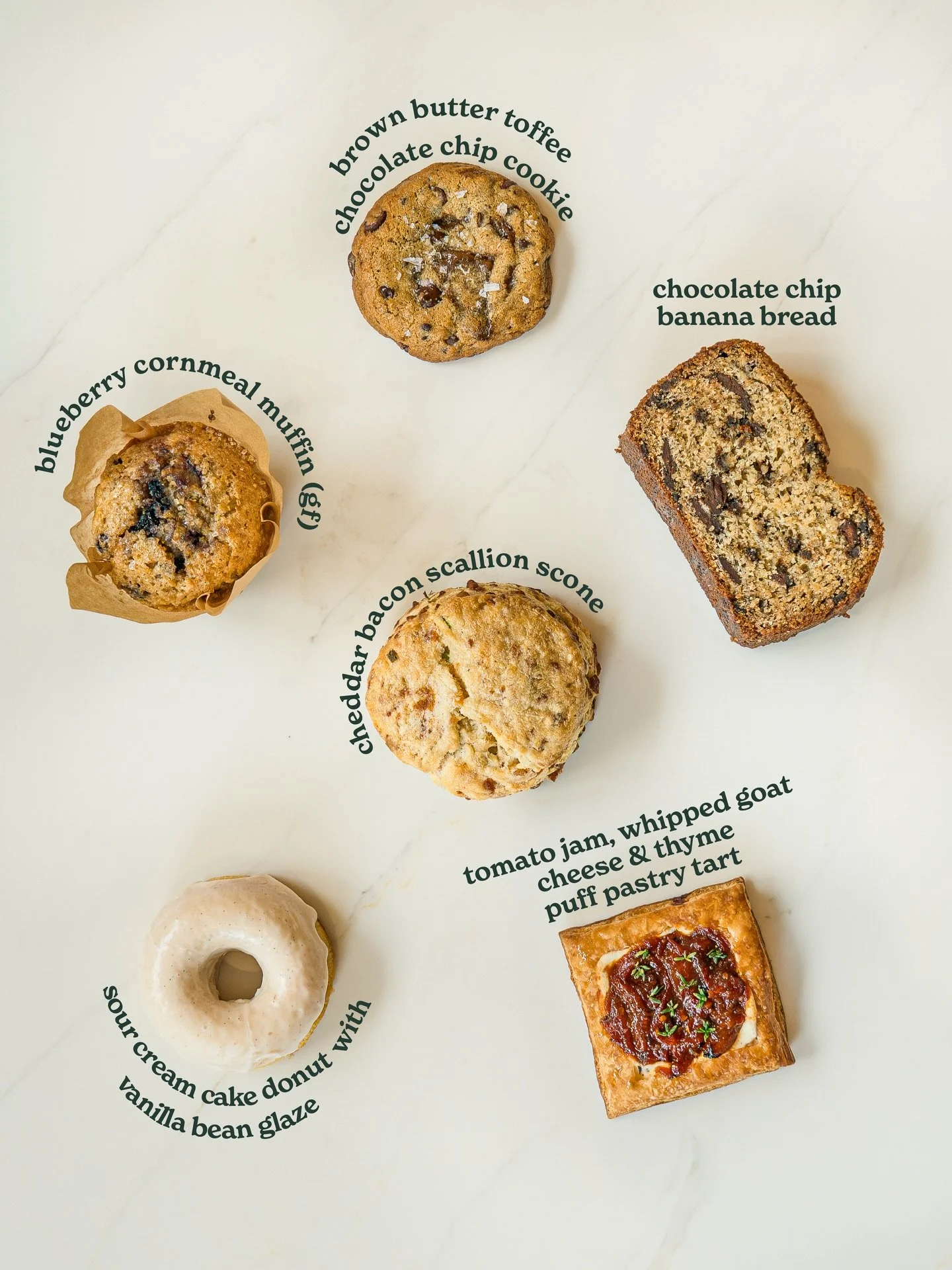 New year, same nook, different pastries. Due to popular demand, we are upping our game with an additional savory option to get things rolling. Now we get it, some of you probably made New Year's resolutions to go to the gym, not drink, eat healthy, b