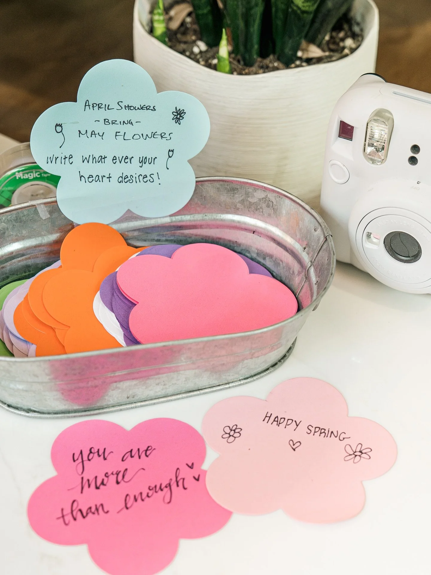 We could all use some extra words of love, wisdom, and inspiration. This month, write whatever your heart desires, take a snapshot with the Polaroid, and post it on our fridge. Be the reason someone has a great day! 

❤️ nook