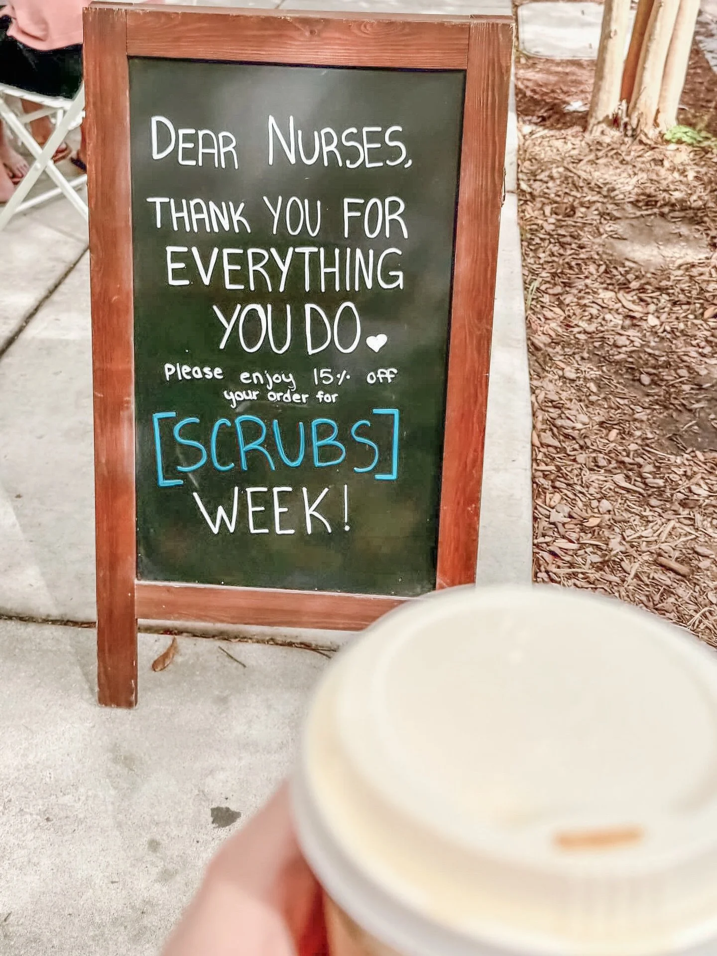 It was so incredible to see all the medical workers who live in our neighborhood stop by our nook. As a reminder we offer 10% off for military, nurses, and teachers all year long. Let your barista or bartender know! 

In other great news, we had an a