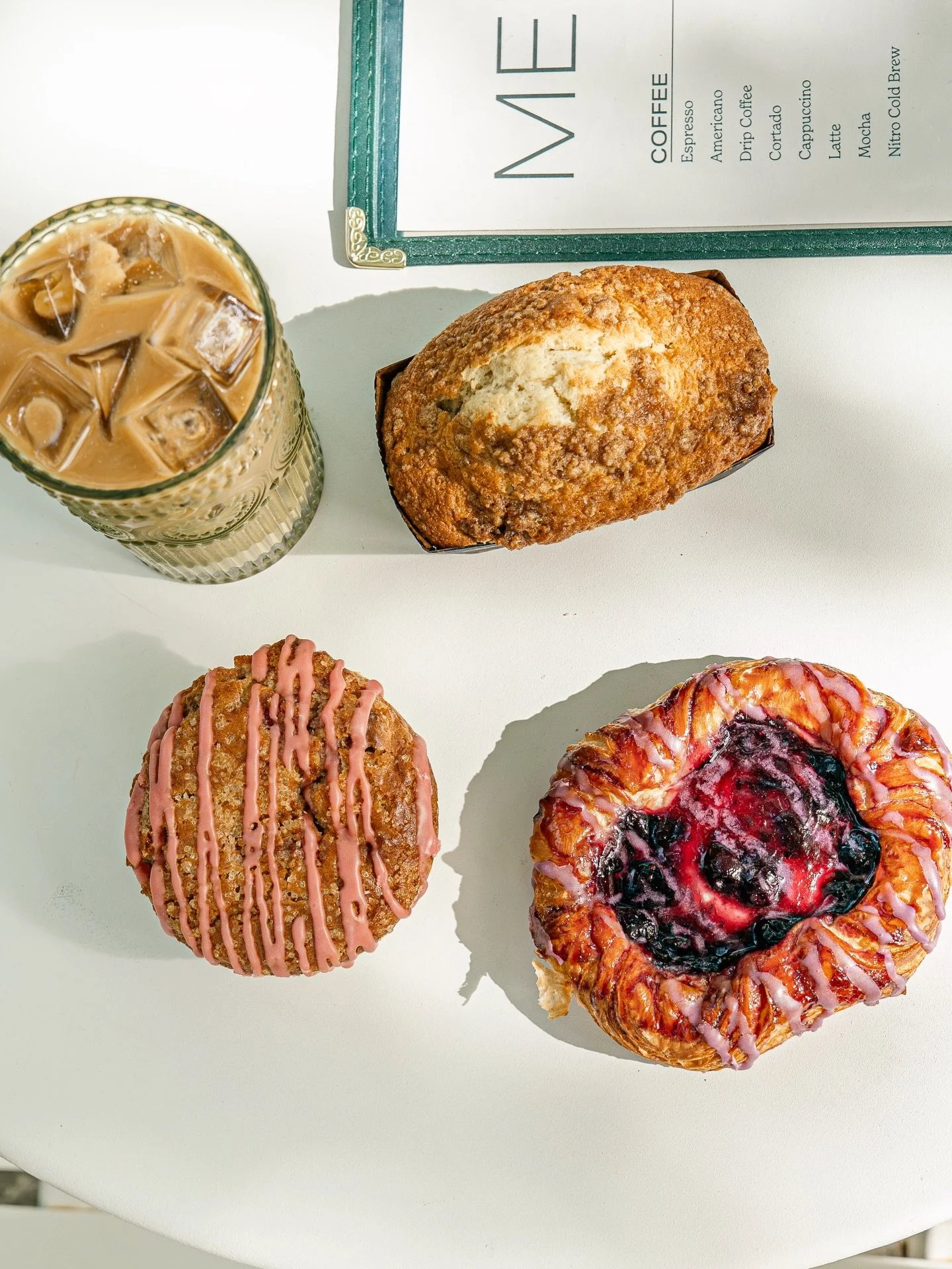 April brought three new pastries to the nook lineup. The colorful Yuzu Blueberry Danish, the sugary and fluffy Strawberry White Chocolate Muffin, and the classic Coffee Cake. 

Also, our incredible Pastry team is preparing for May. We&rsquo;d love to