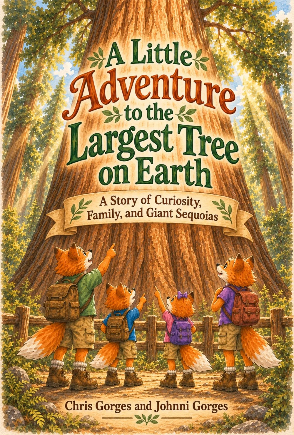 A Little Adventure to the Largest Tree on Earth, by Chris Gorges and Johnni Gorges