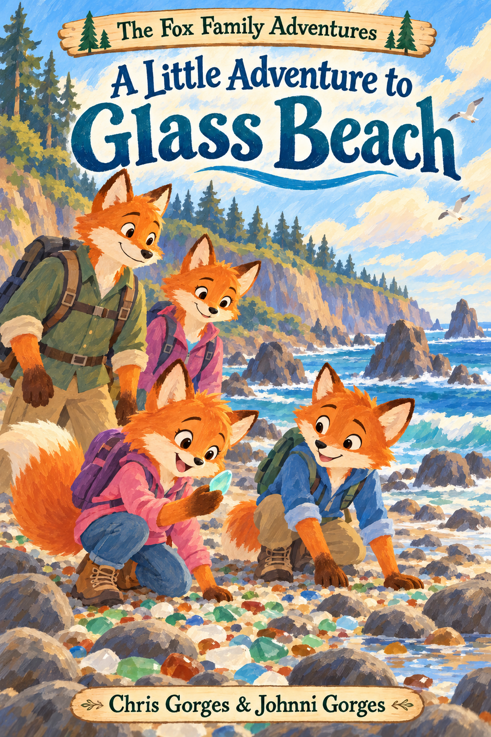 Cover preview of A Little Adventure to Glass Beach, by Chris Gorges and Johnni Gorges