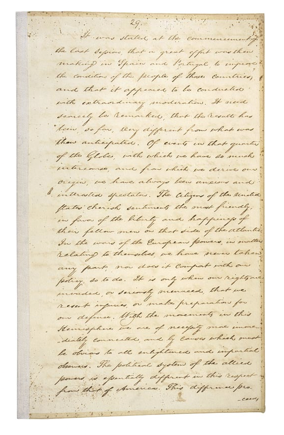 December 2nd, The Doctrine that Defined America’s Voice