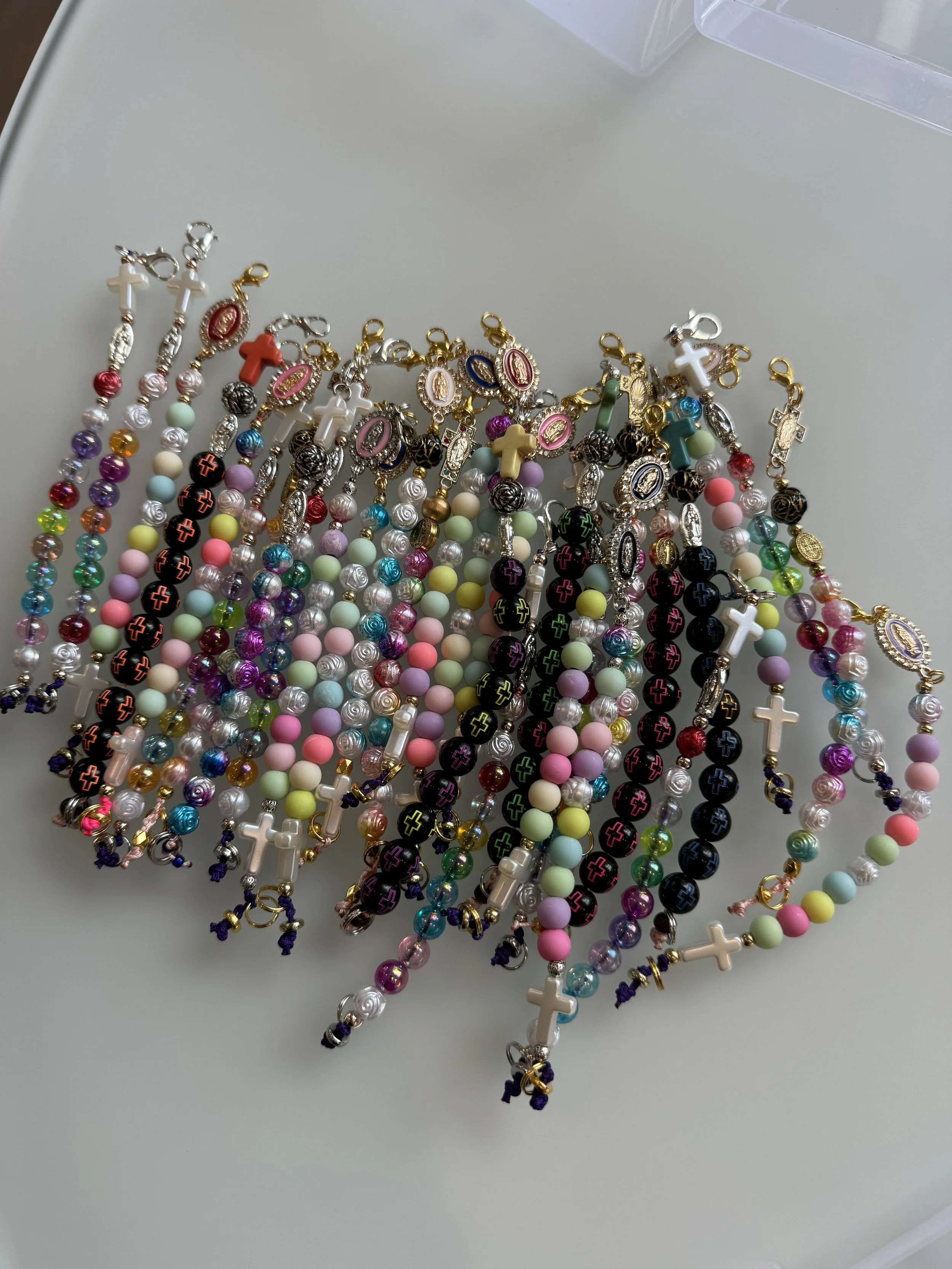 Mini Rosary Beads production for Church events
