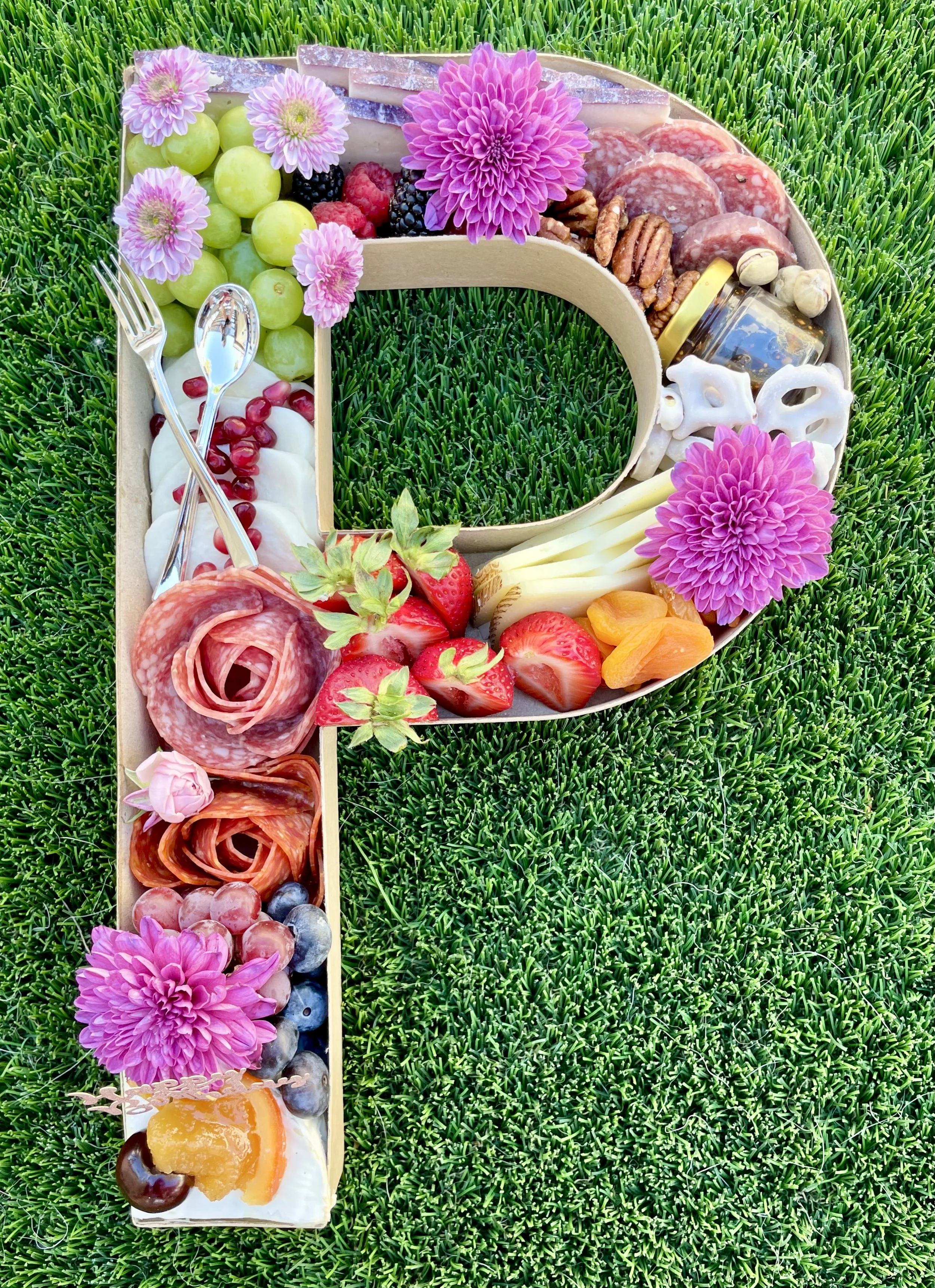 Monogram box. Any letter or number, styled to the occasion.