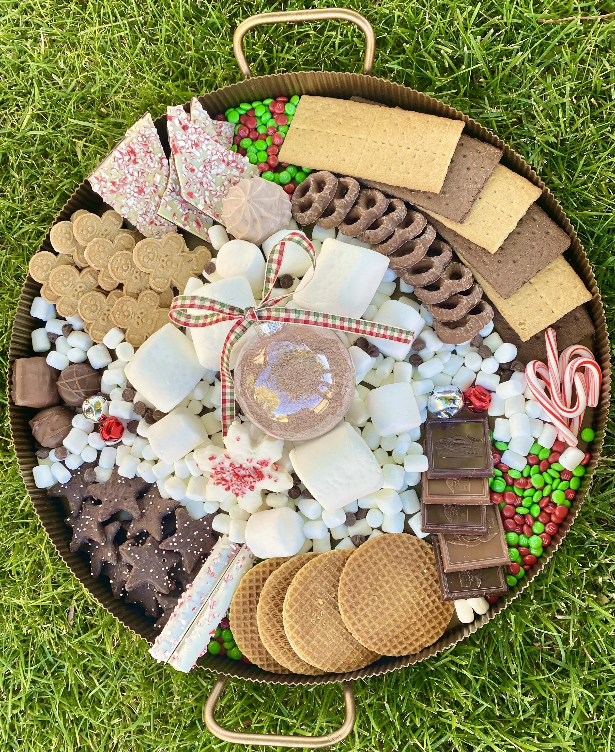 Seasonal offering. Hot cocoa board built for holiday gatherings.