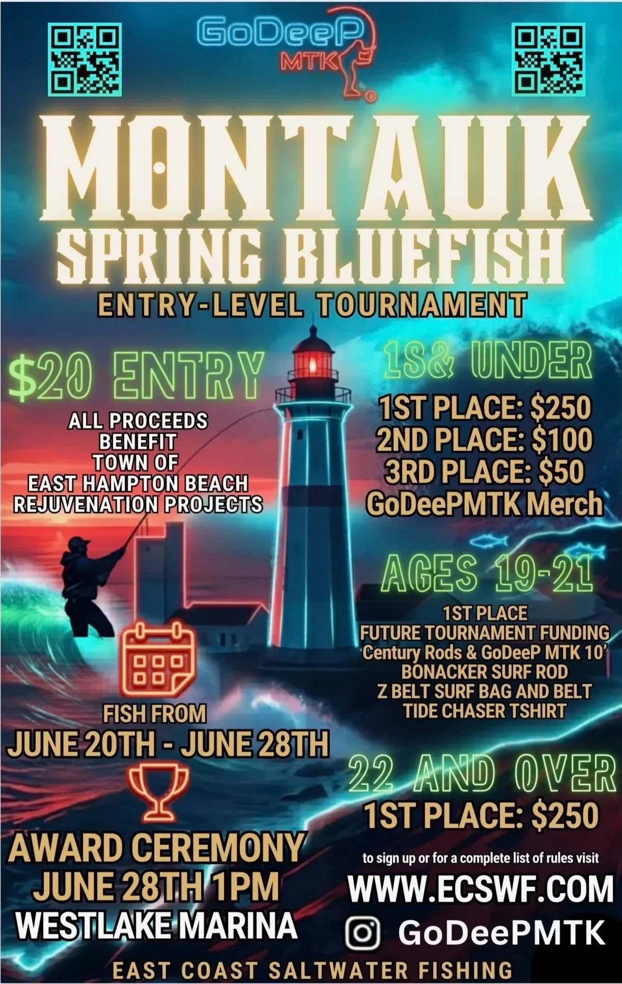 GoDeePMTK Bluefish Tournament